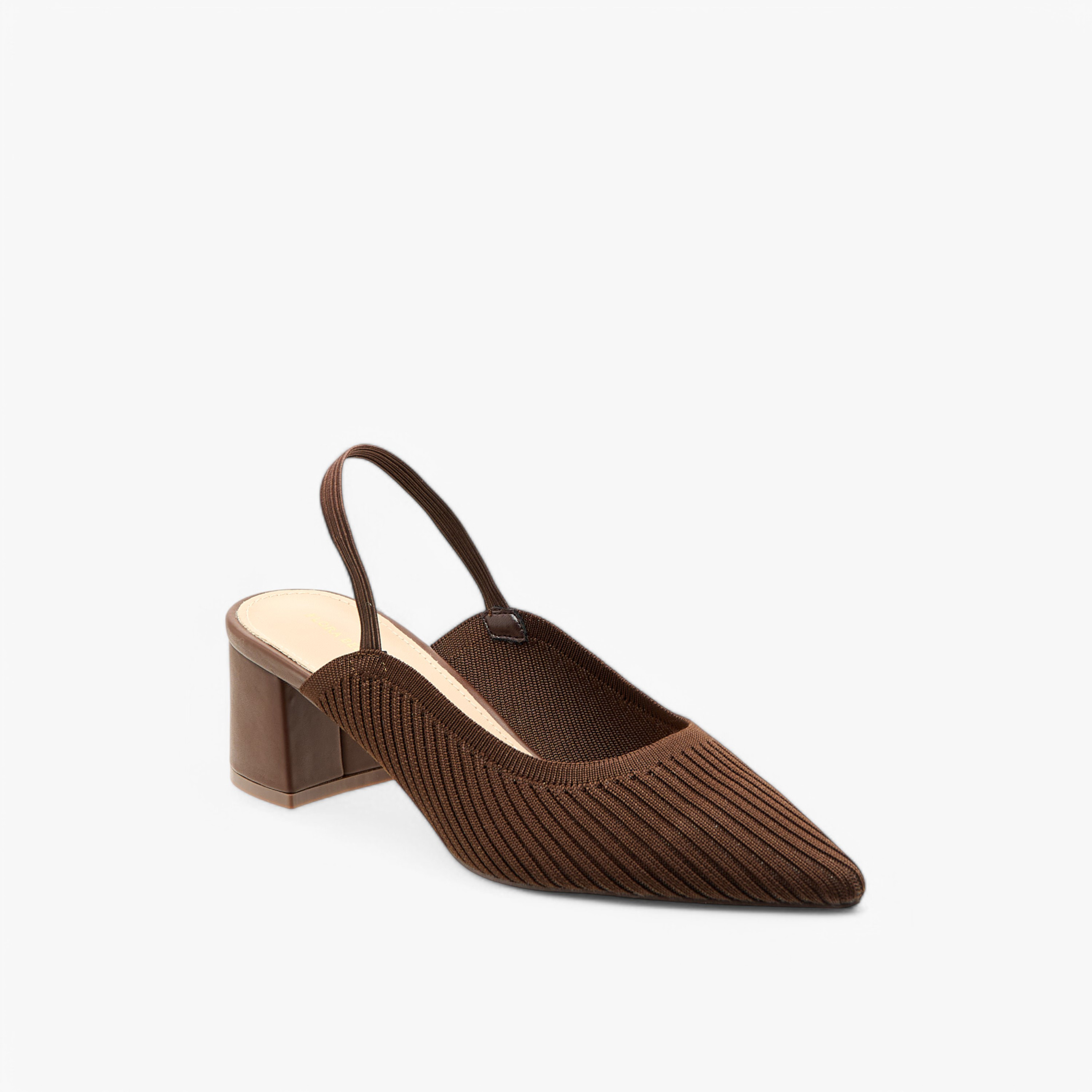 Flora Bella Textured Slingback Shoes with Block Heels-women-shoes-sandals-heeled-image-2