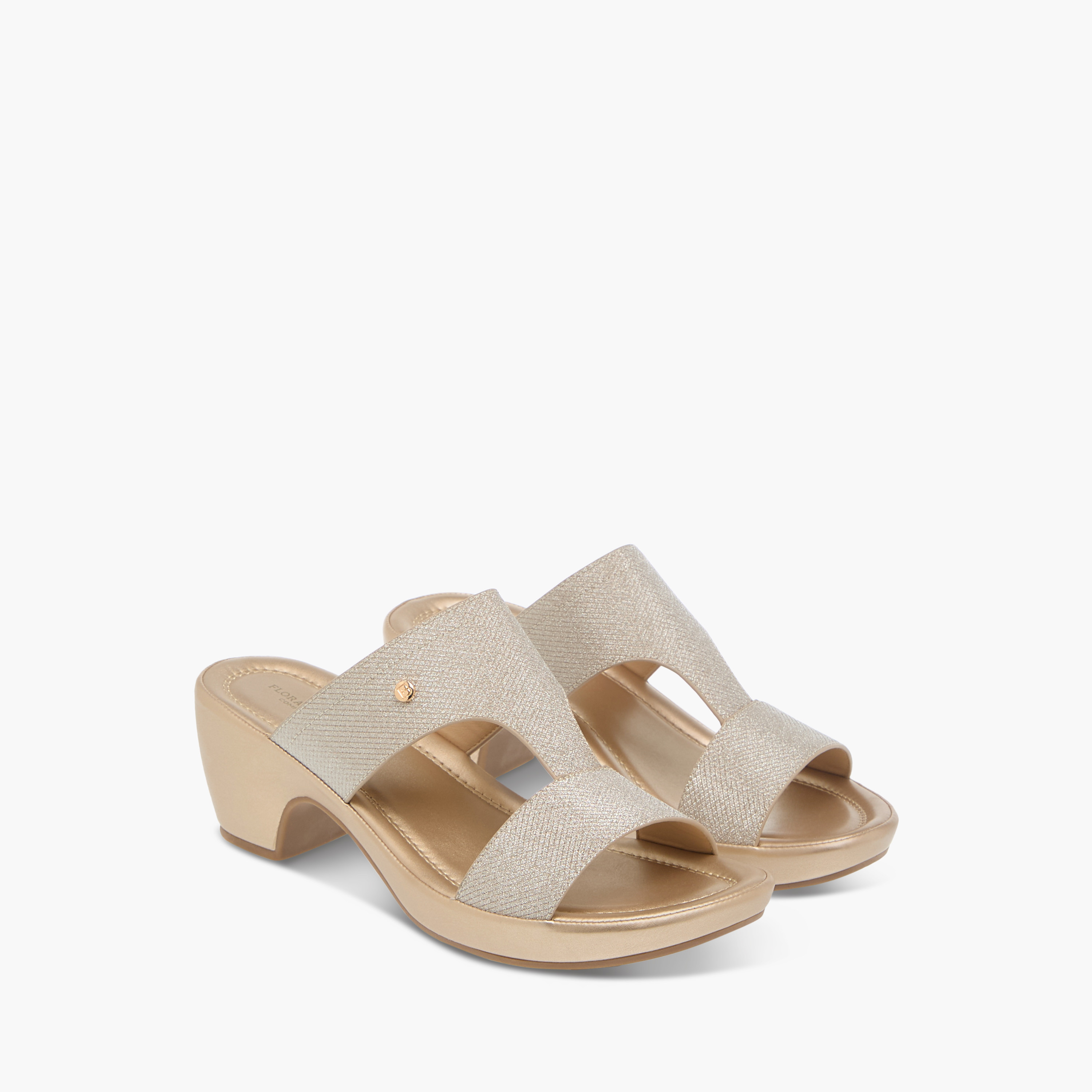 صندل مريح بارز الملمس سهل الارتداء بكعب عريض من فلورا بيلا-women-shoes-sandals-heeled-image-1