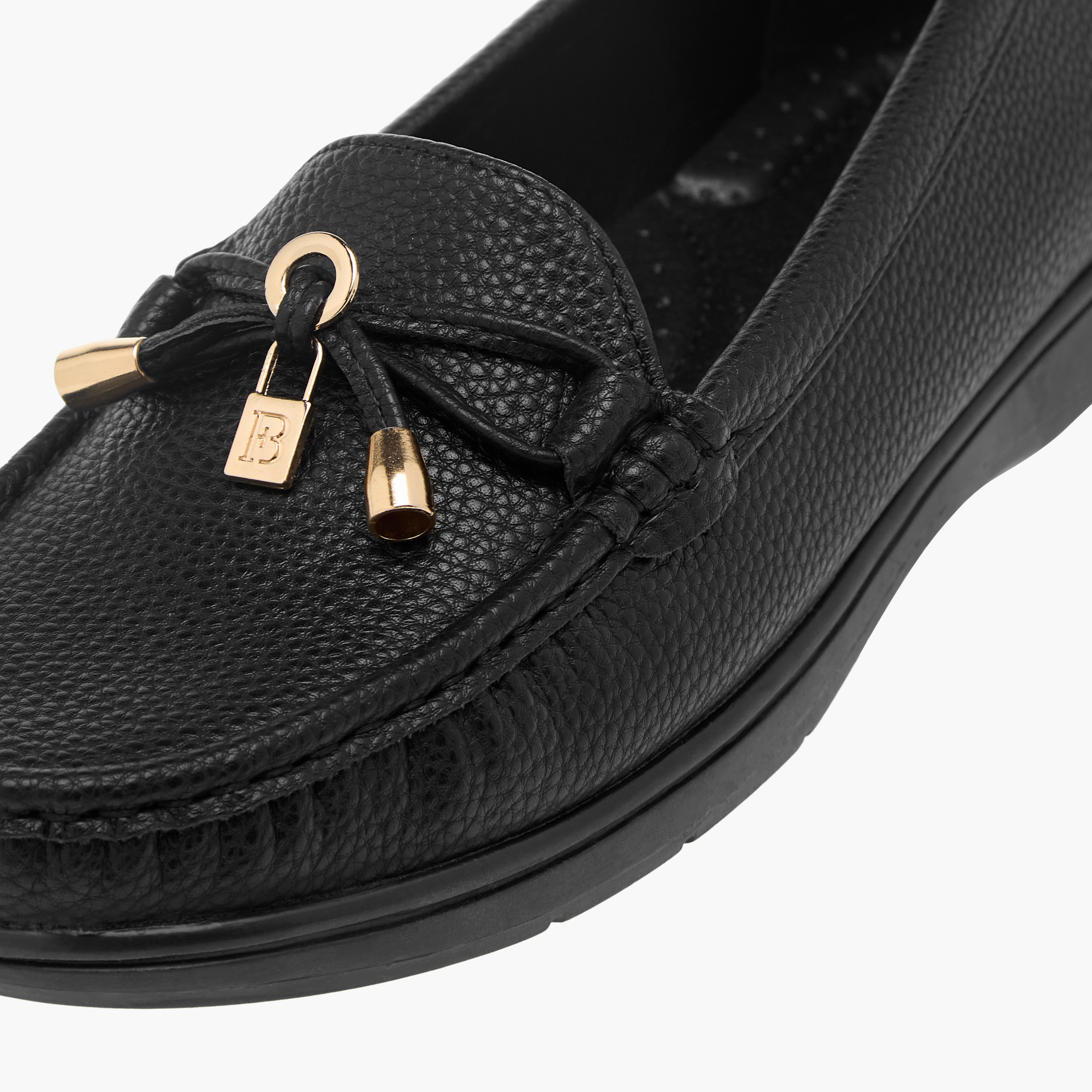 Flora Bella Textured Bow Accent Slip-On Loafers-women-shoes-flats-loafers-image-4