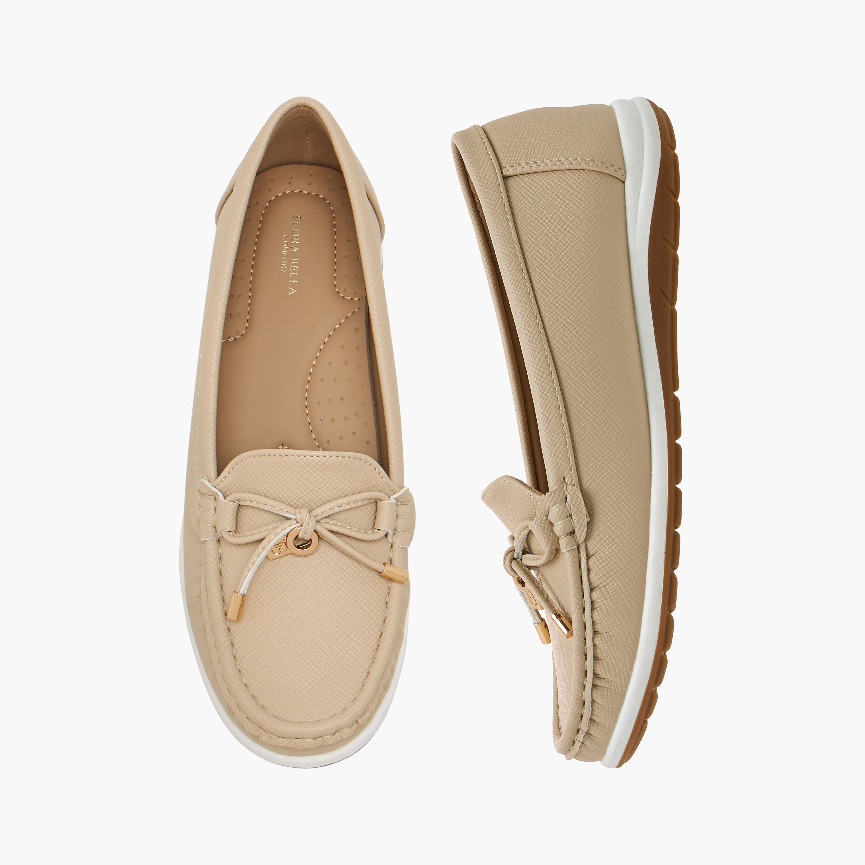 حذاء موكاسين سهل الارتداء للنساء من فلورا بيلا-women-shoes-flats-moccasins-image-1