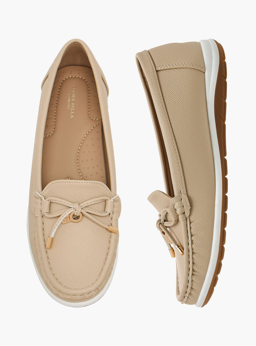 حذاء موكاسين سهل الارتداء للنساء من فلورا بيلا-women-shoes-flats-moccasins-image-1