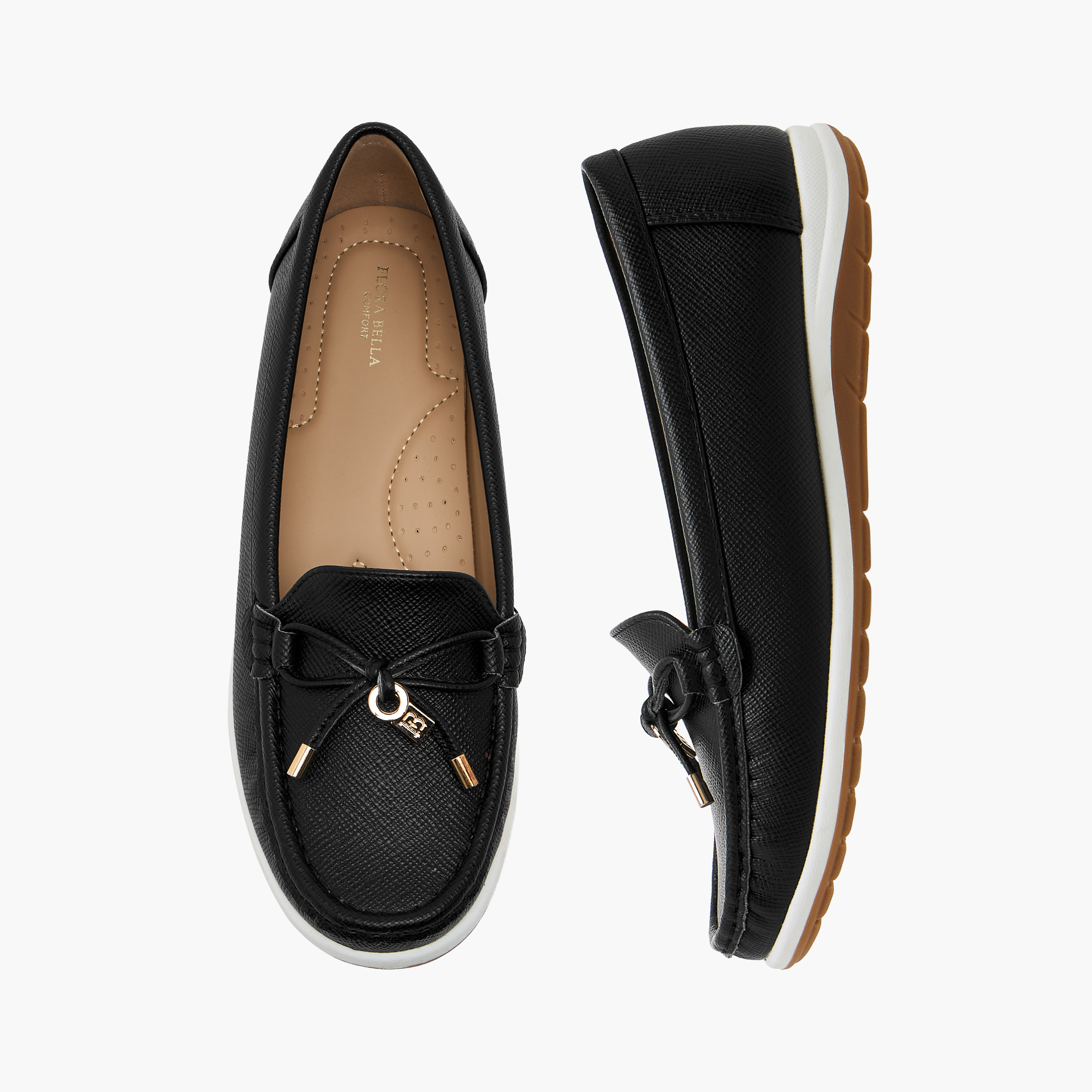 حذاء موكاسين سهل الارتداء للنساء من فلورا بيلا-women-shoes-flats-moccasins-image-1