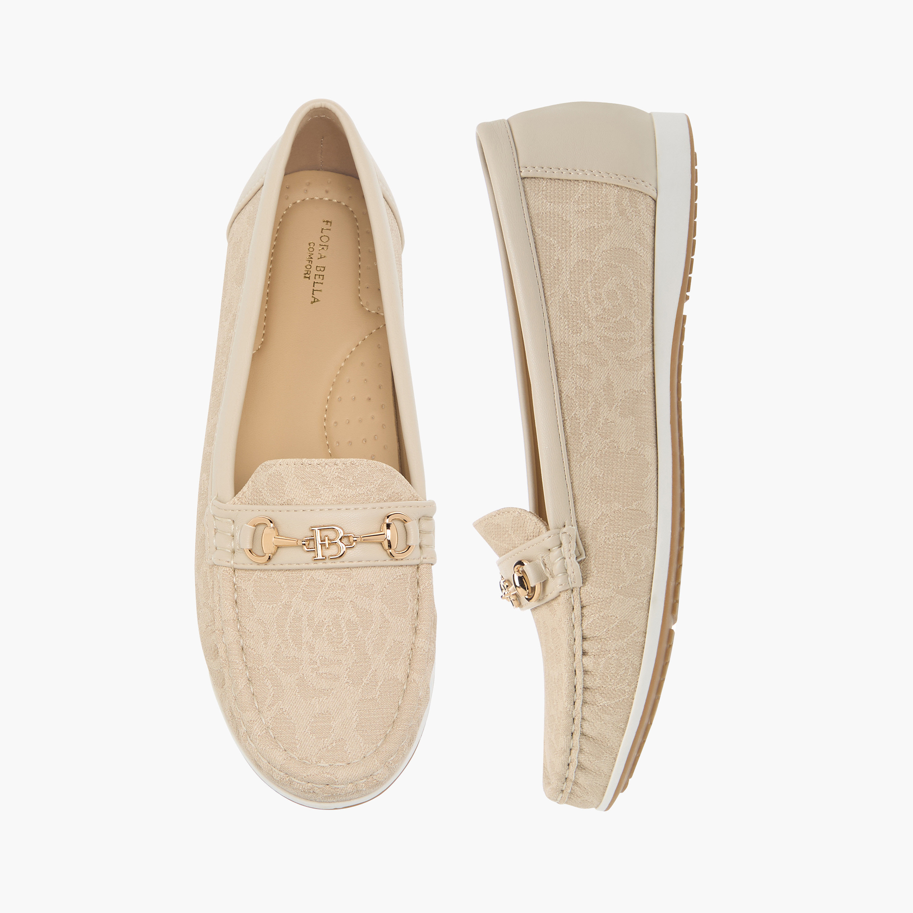 حذاء سهل الارتداء مريح بإبزيم من فلورا بيلا-women-shoes-flats-loafers-image-1