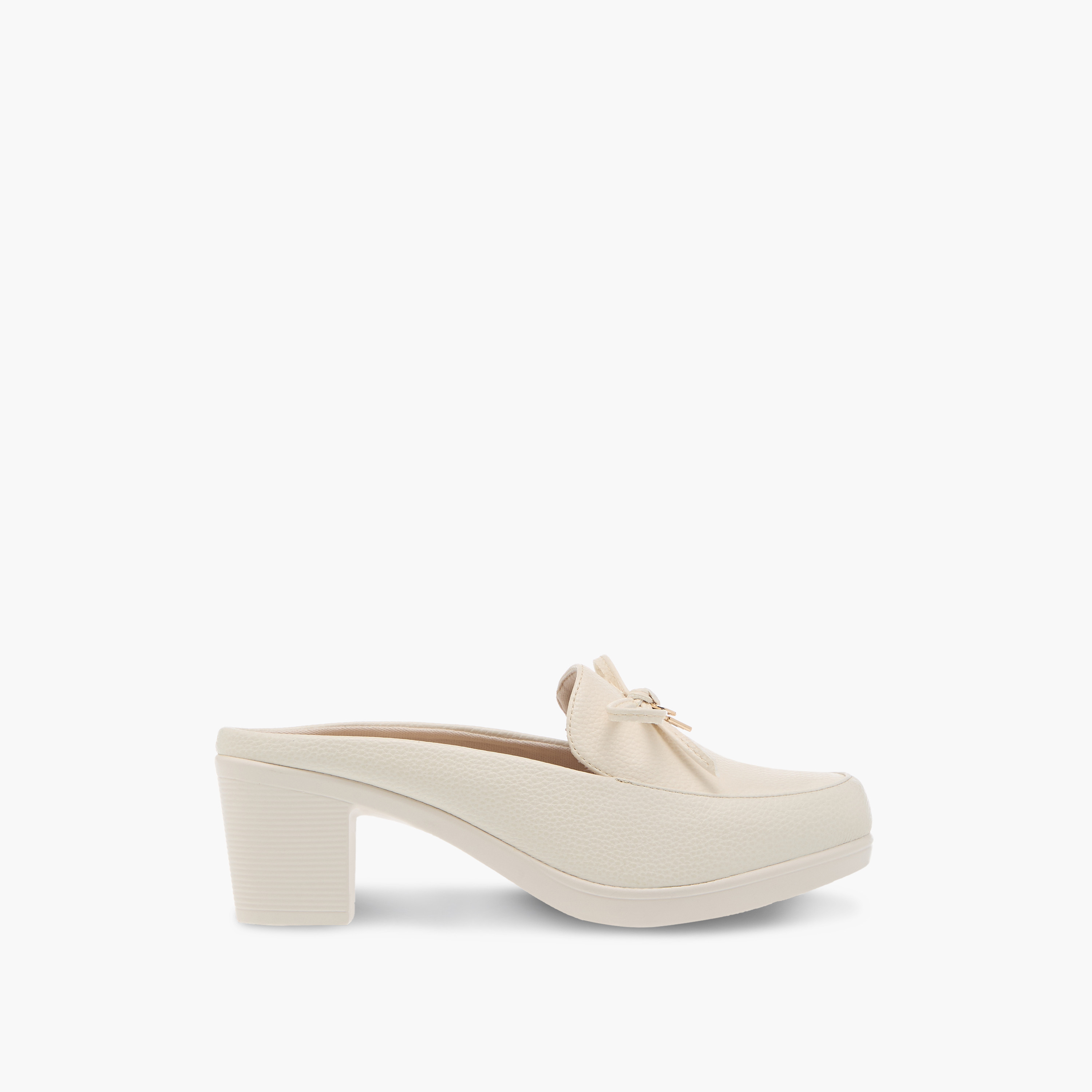 Flora Bella Bow Detail Block Heels Comfort Slip-On Shoes-women-shoes-loafersandmoccasins-image-3