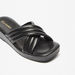 Le Confort Quilted Cross Strap Sandals with Flatform Heels-Women%27s Flat Sandals-thumbnailMobile-6