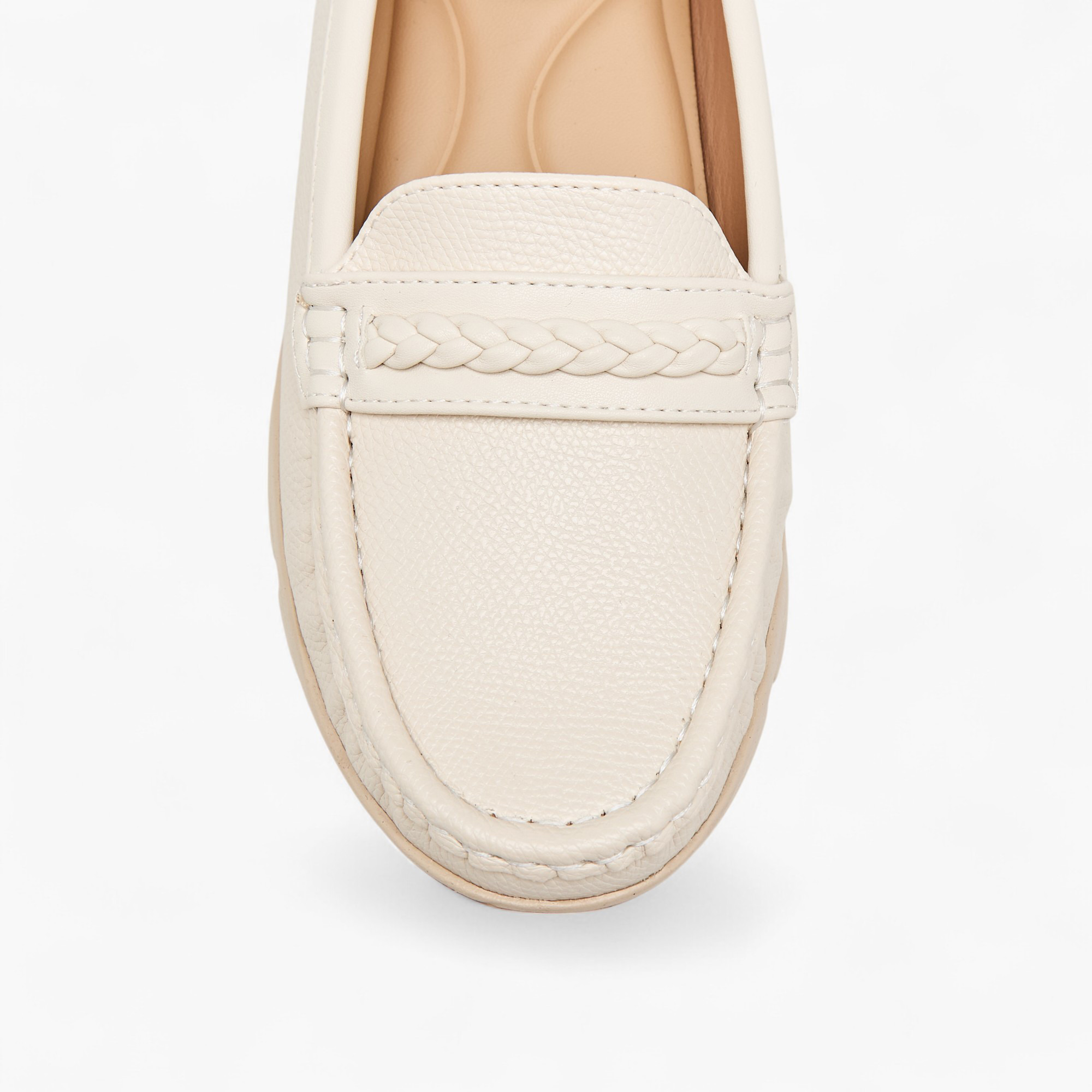 Flora Bella Textured Slip-On Loafers with Braid Detail-women-shoes-loafersandmoccasins-image-4