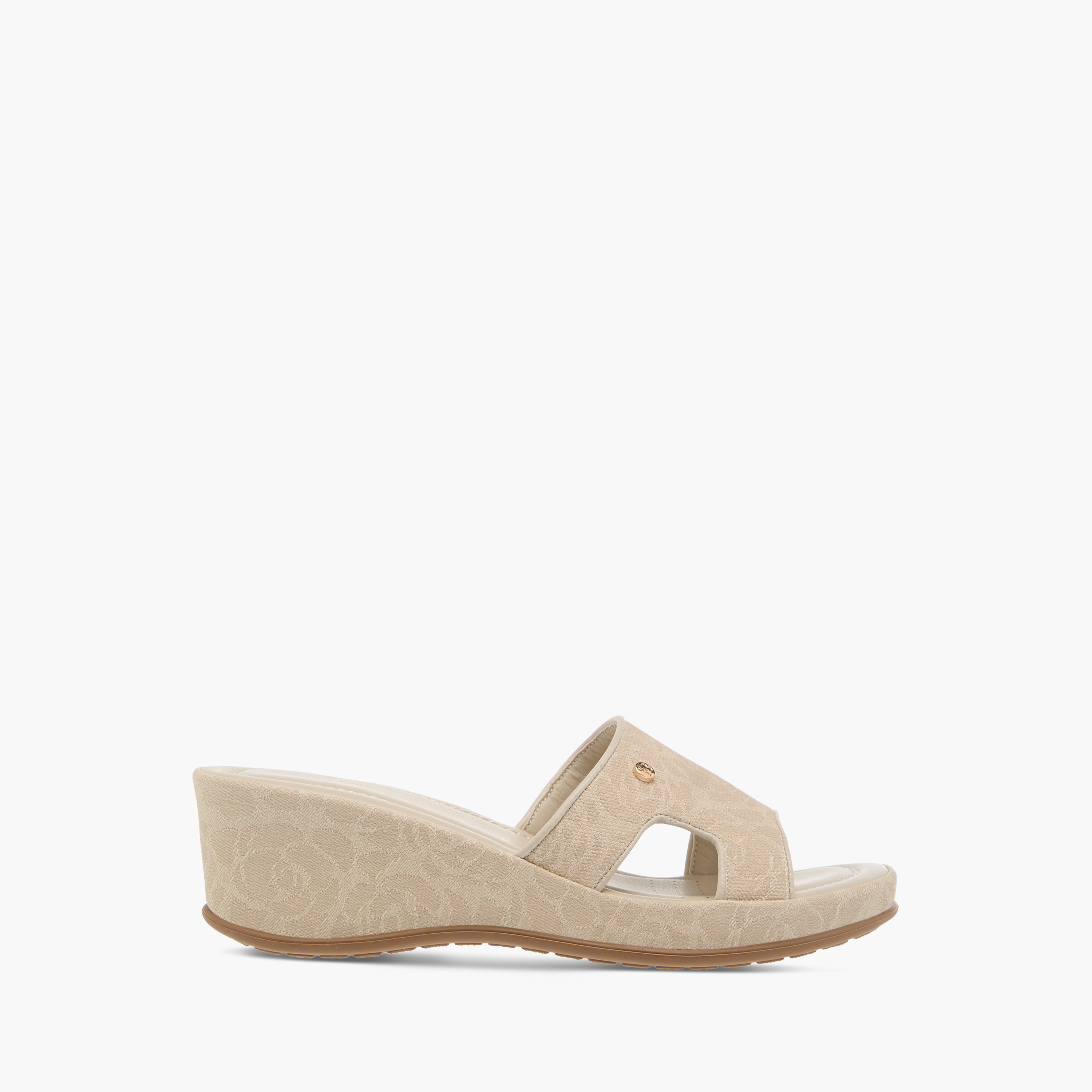 Flora Bella Floral Textured Slip-On Wedge Heel Comfort Sandals-women-shoes-sandals-heeled-image-3