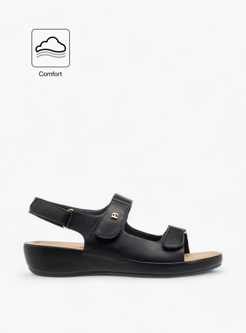 صندل مريح سادة بشريط إغلاق لاصق من فلورا بيلا-women-shoes-flats-sandals-image-2