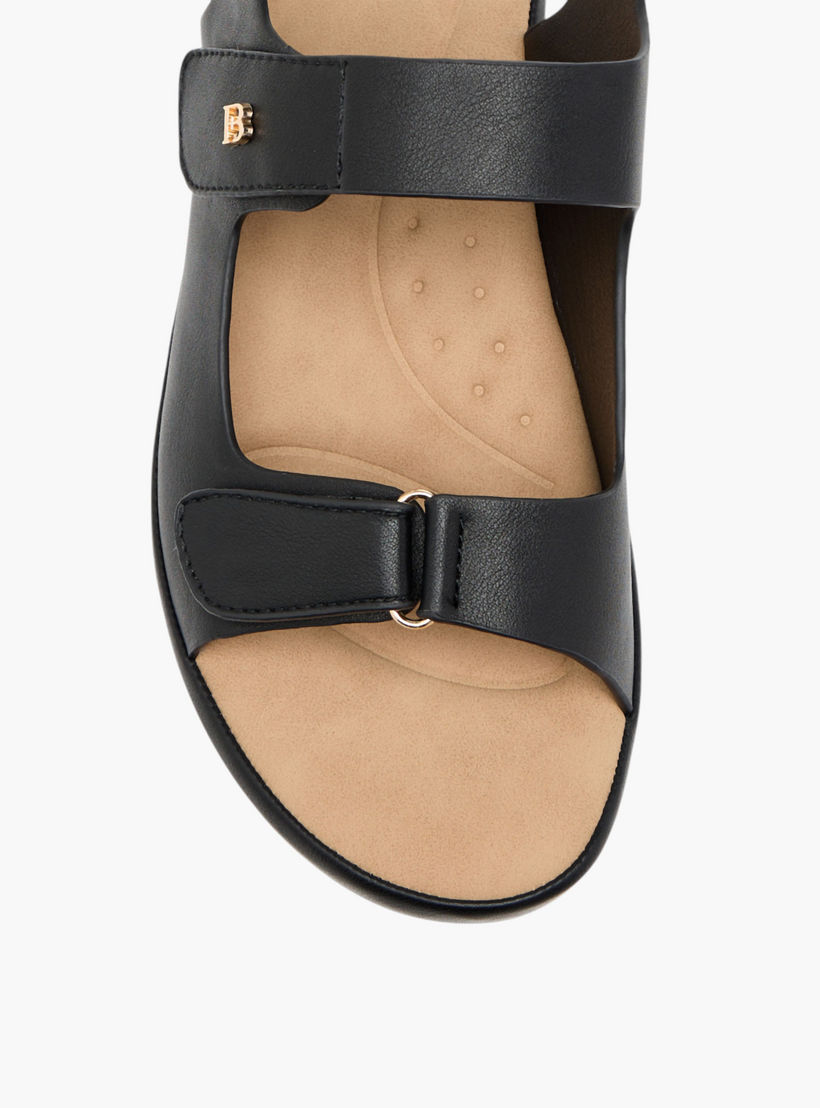 صندل مريح سادة بشريط إغلاق لاصق من فلورا بيلا-women-shoes-flats-sandals-image-3