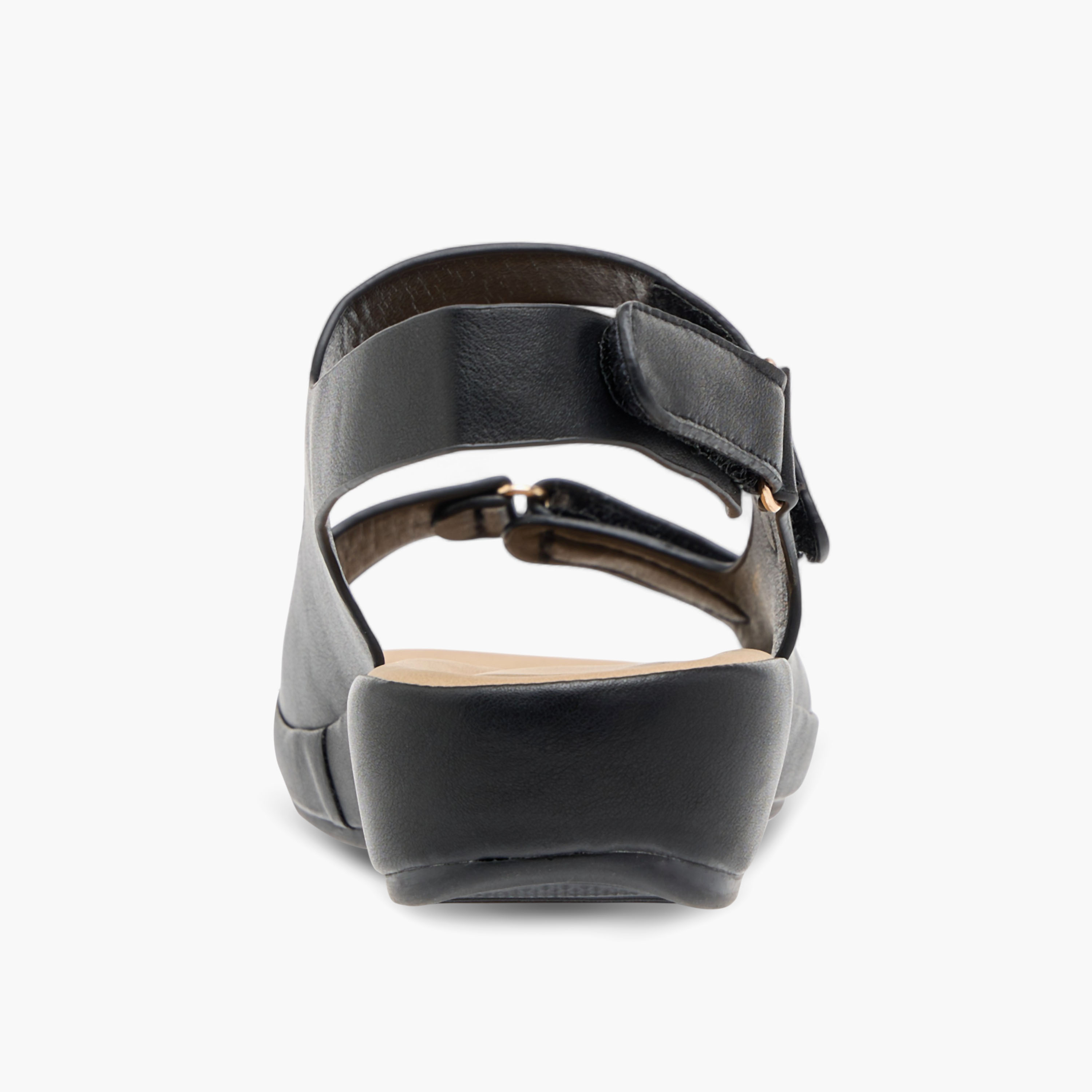 صندل مريح سادة بشريط إغلاق لاصق من فلورا بيلا-women-shoes-flats-sandals-image-4