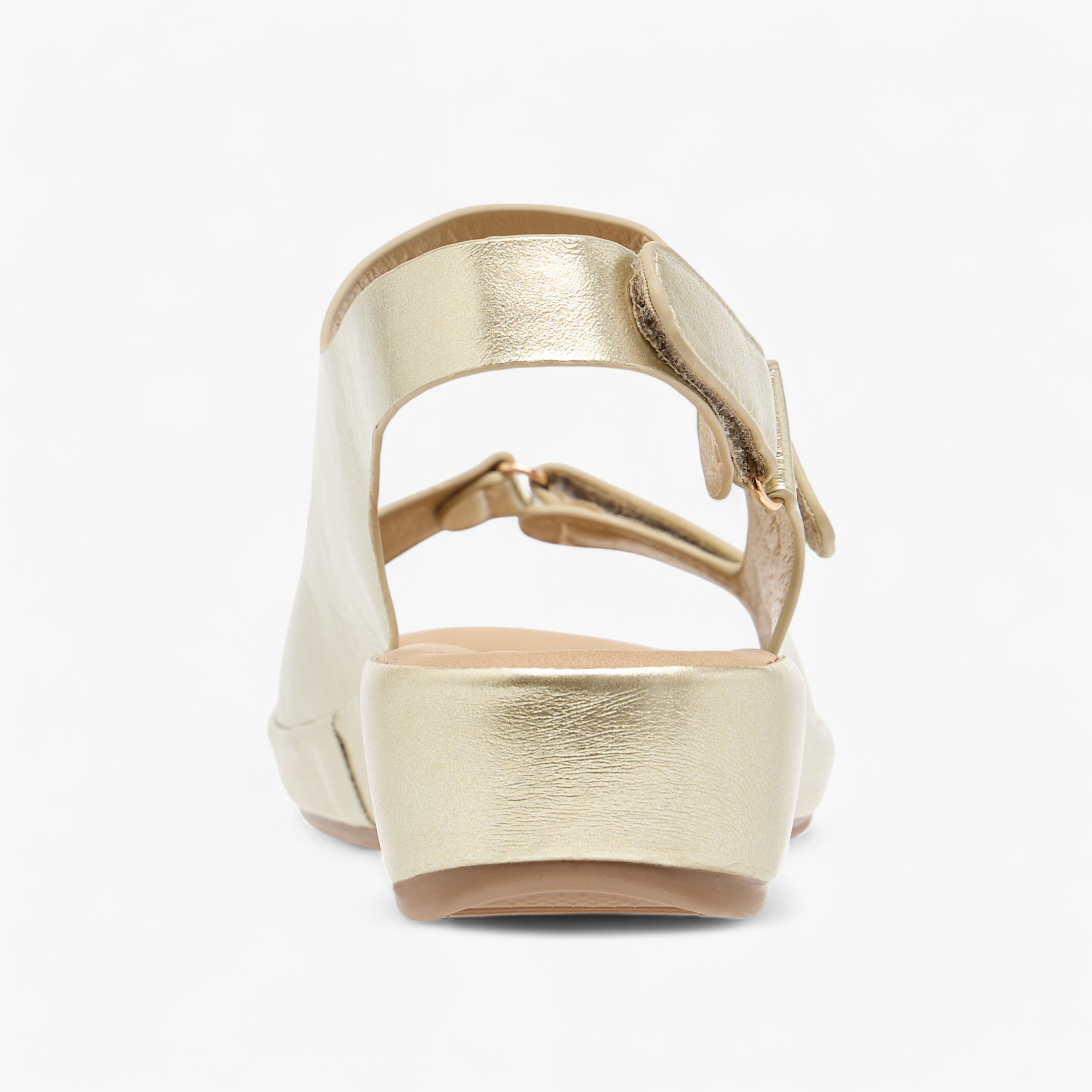 Flora Bella Solid Comfort Sandals with Hook and Loop Closure-women-shoes-flats-sandals-image-4