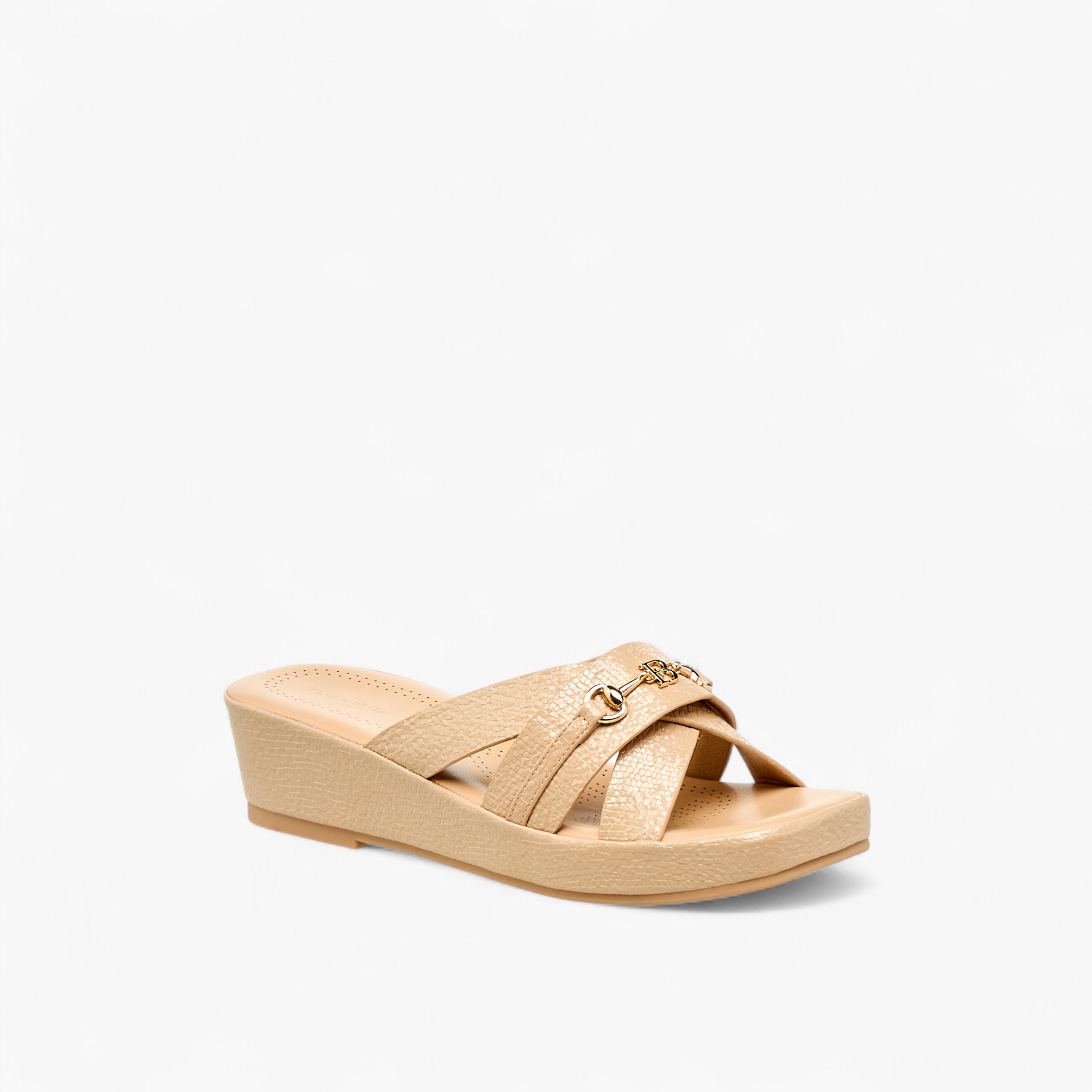 Flora Bella Women Buckle Accent Cross Strap Sandals-women-shoes-sandals-heeled-image-2