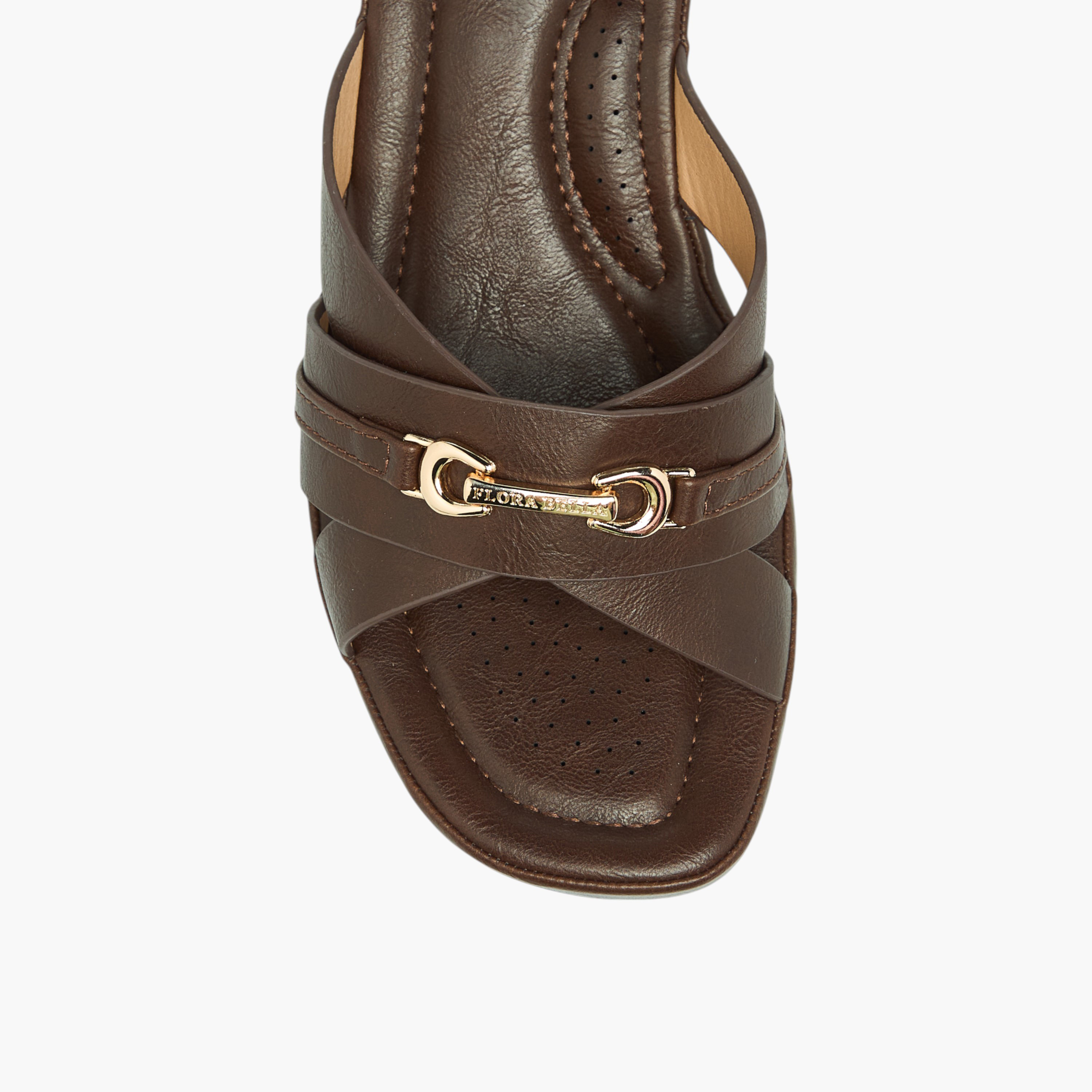 Flora Bella Metal Accent Slip-On Sandals with Wedge Heels-women-shoes-sandals-heeled-image-4