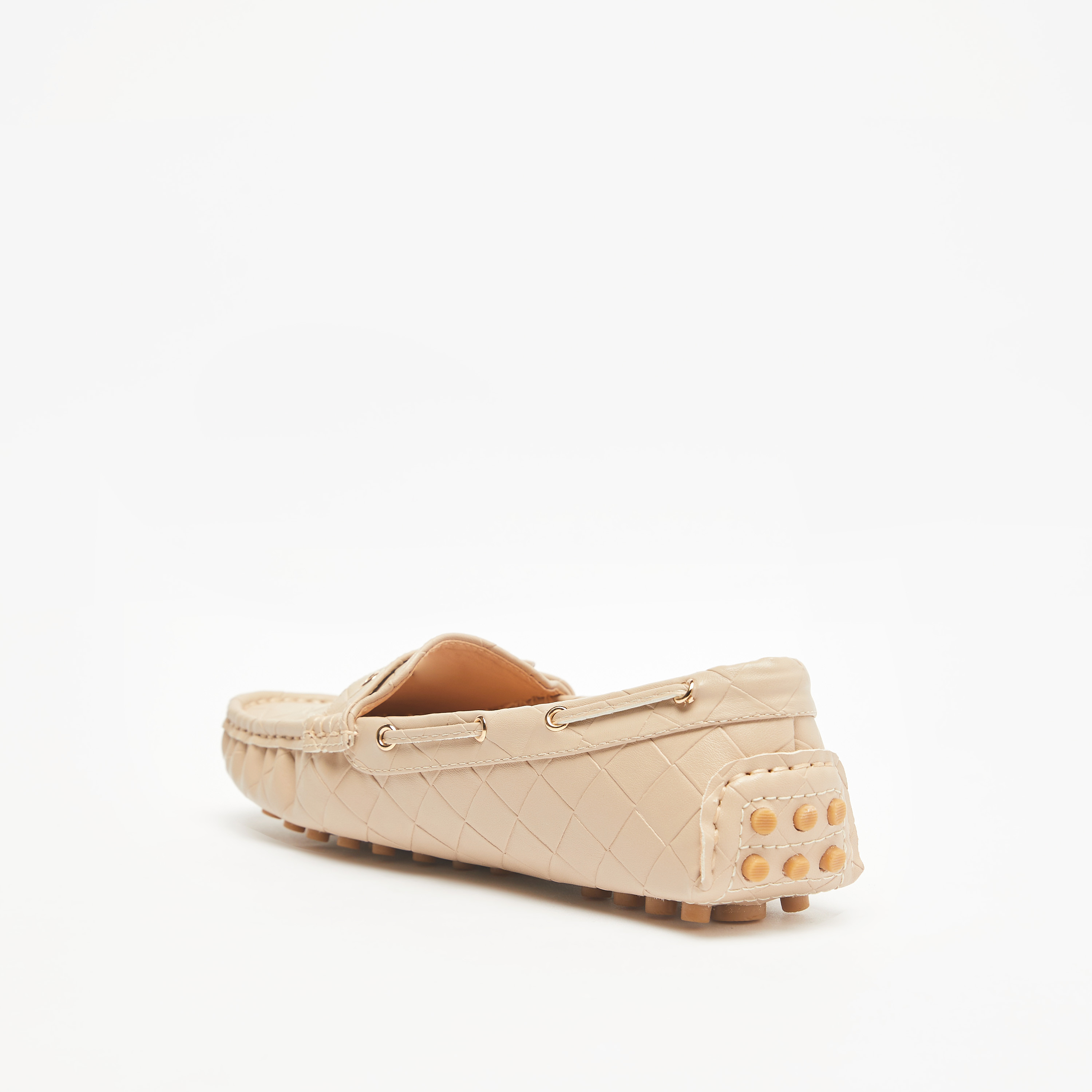 حذاء موكاسين مبطن سهل الارتداء بزينة معدنية من فلورا بيلا-women-shoes-flats-loafers-image-2