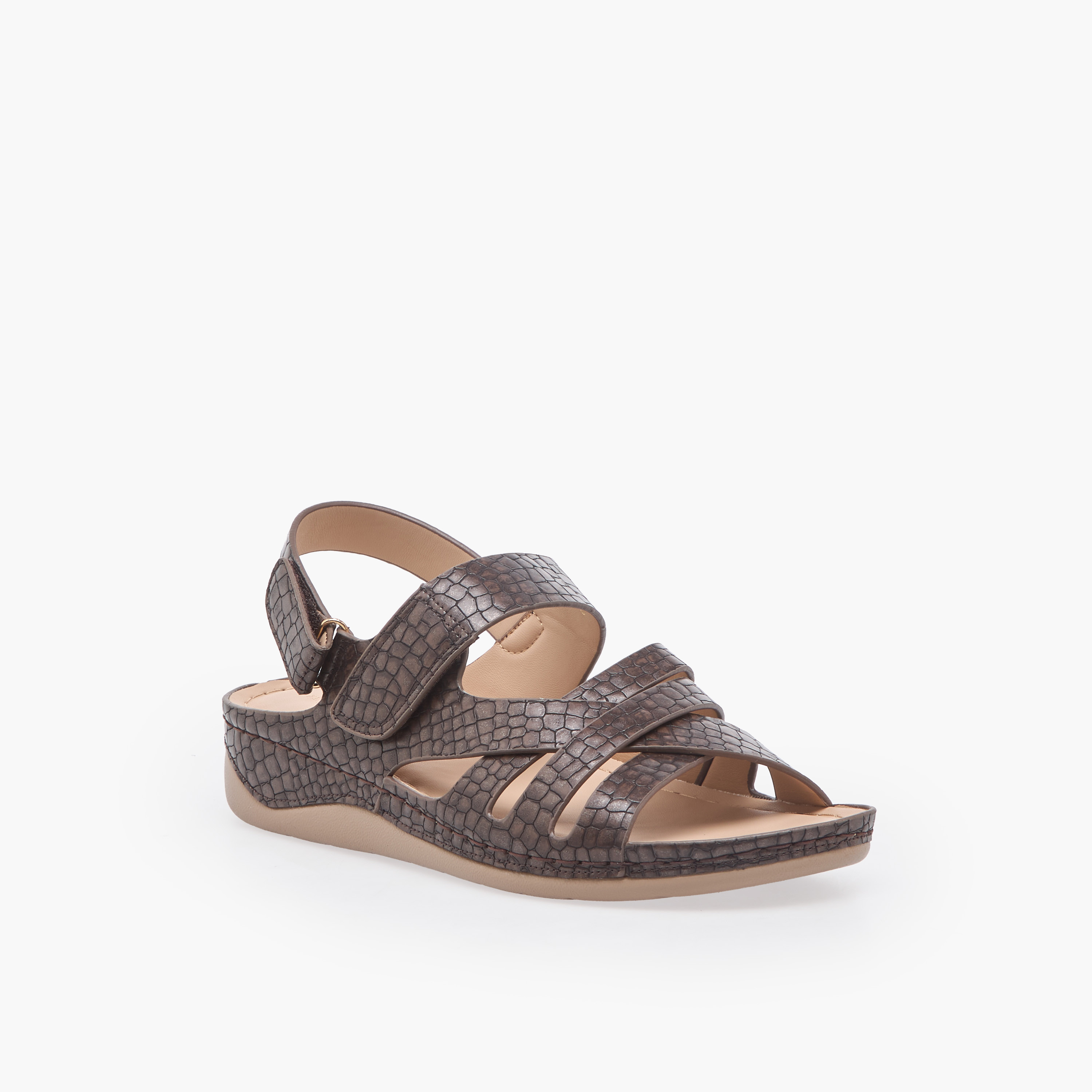 Flora Bella Women Textured Hook & Loop Sandals-women-shoes-sandals-heeled-image-7