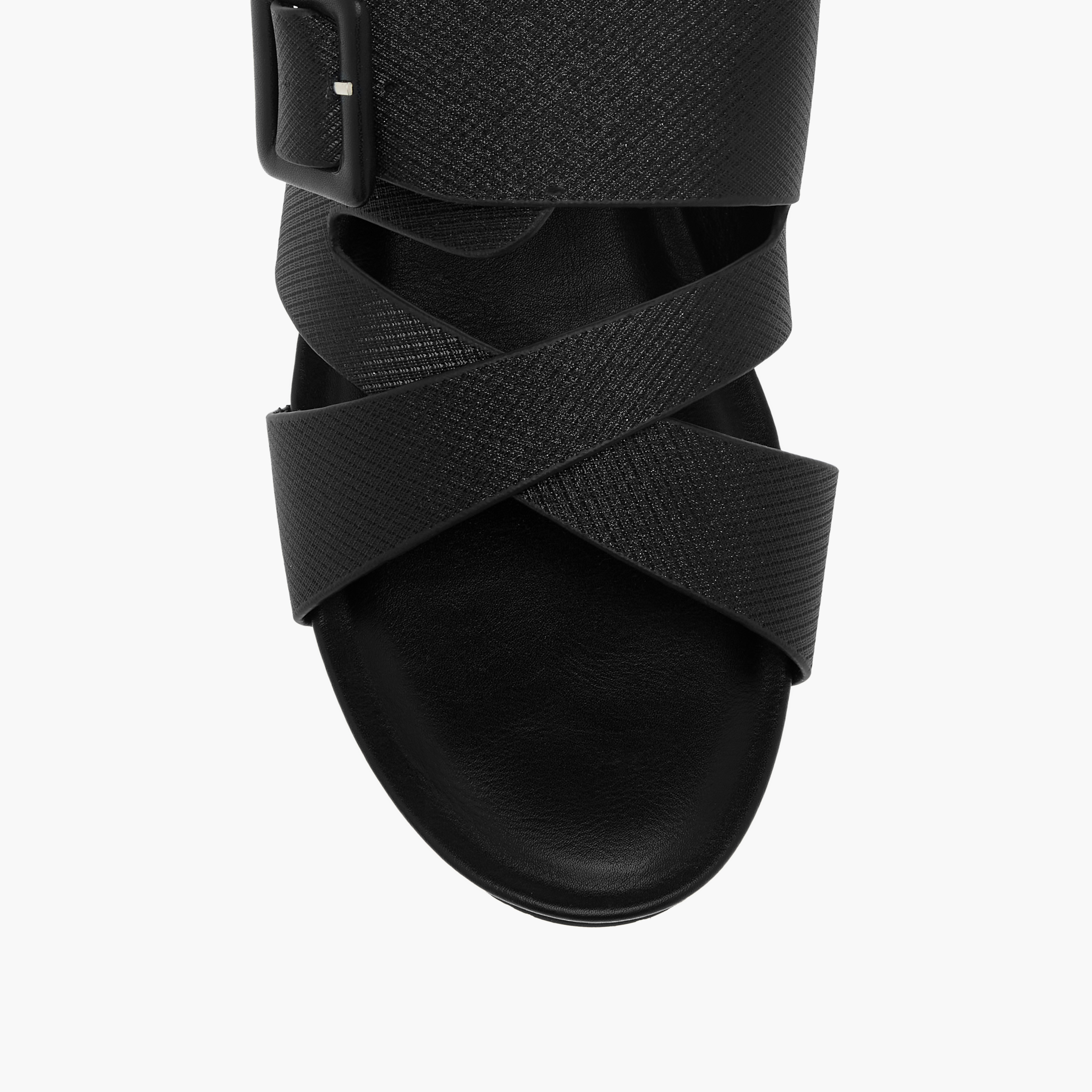 Flora Bella Textured Slip-On Comfort Sandals with Wedge Heels-women-shoes-sandals-heeled-image-9