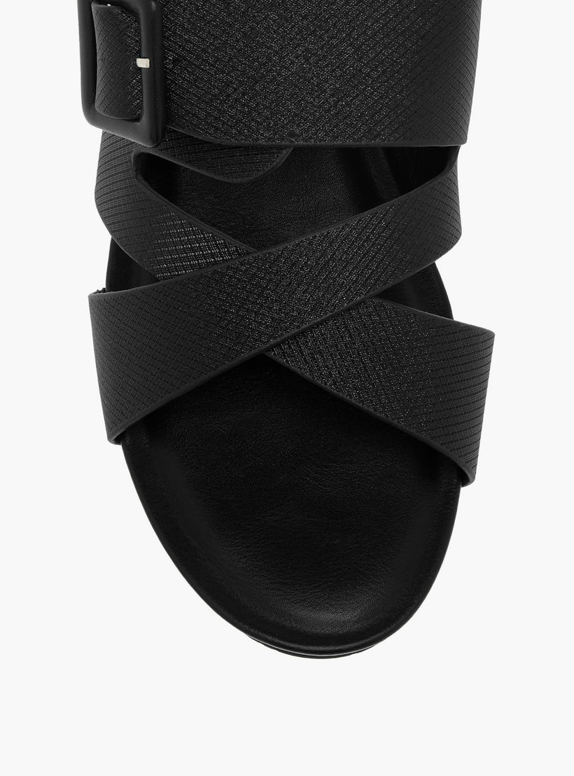 Flora Bella Textured Slip-On Comfort Sandals with Wedge Heels-women-shoes-sandals-heeled-image-4