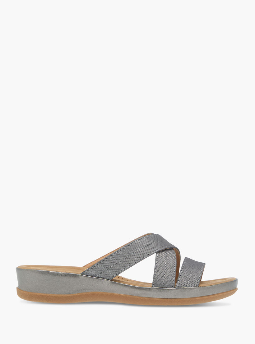Flora Bella Textured Slip-On Strappy Comfort Sandals-women-shoes-sandals-heeled-image-3