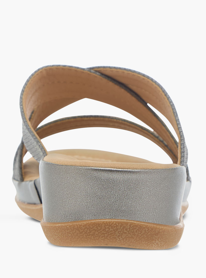 Flora Bella Textured Slip-On Strappy Comfort Sandals-women-shoes-sandals-heeled-image-5