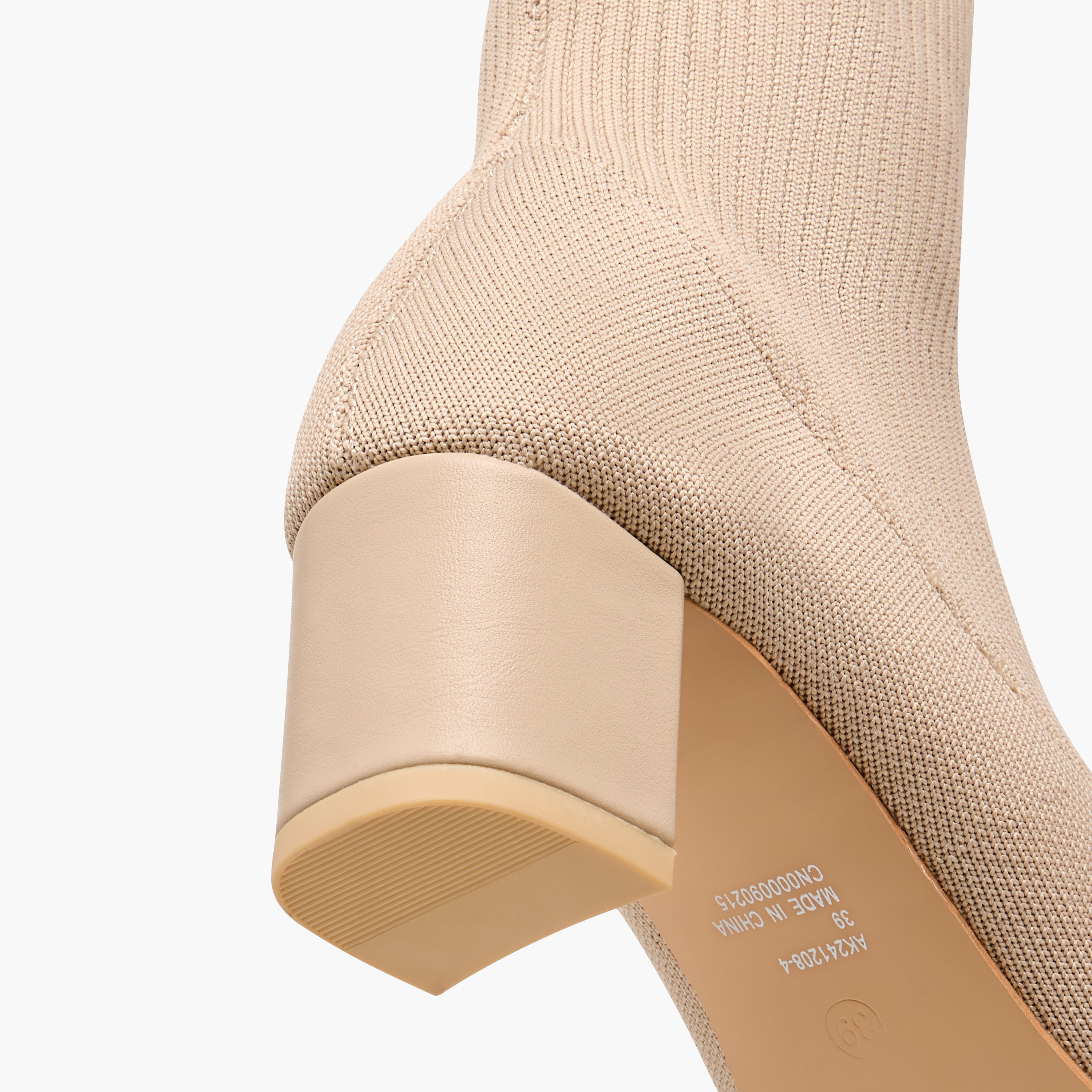 Flora Bella Ribbed Ankle Boots with Block Heels-women-shoes-boots-image-5