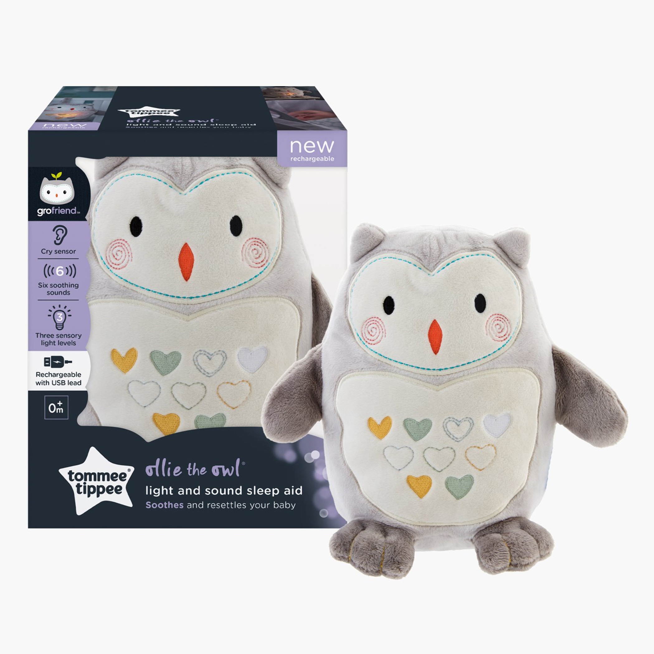 Tommee Tippee Ollie the Owl Light and Sound Sleep Aid-toys-noveltyandcollectibles-noveltytoys-image-1