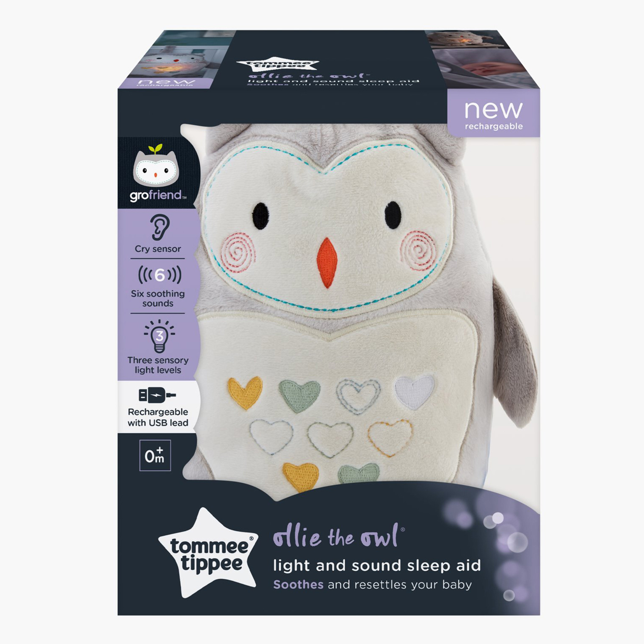 Tommee Tippee Ollie the Owl Light and Sound Sleep Aid-toys-noveltyandcollectibles-noveltytoys-image-2