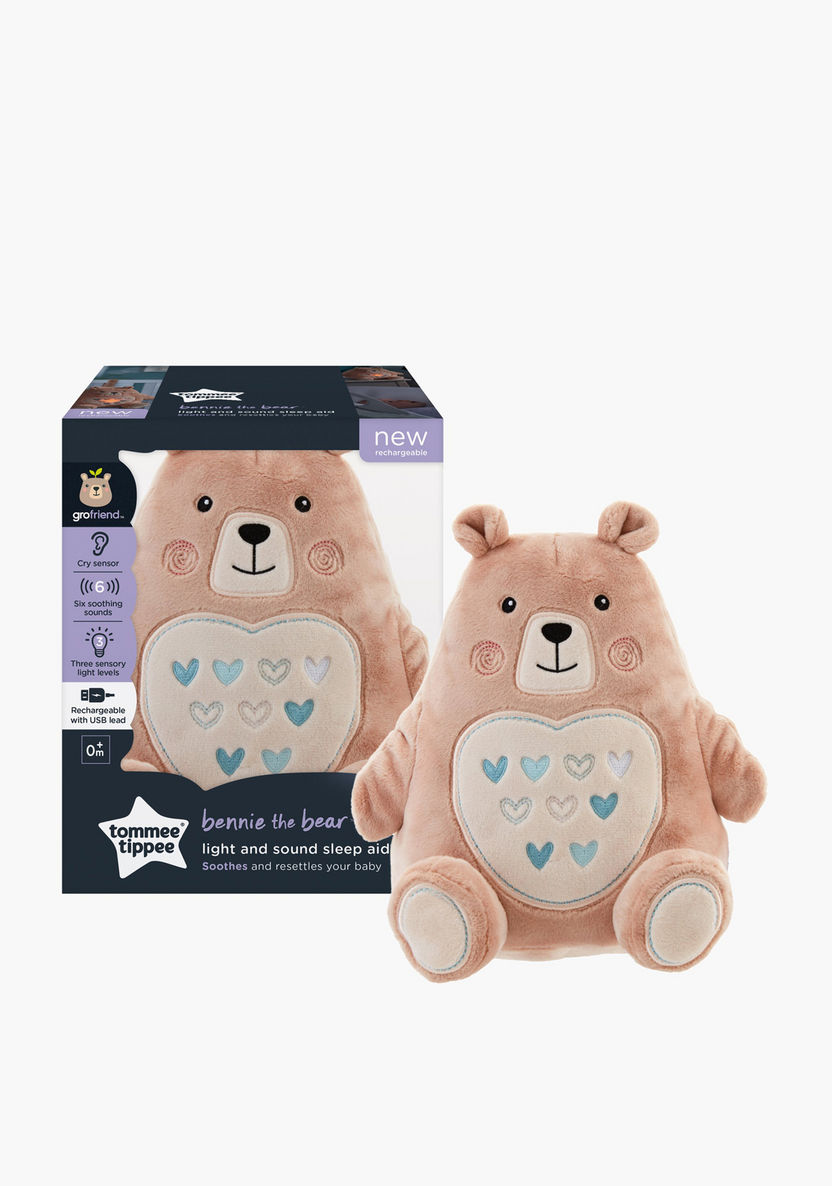 Tommee Tippee Bennie the Bear Light and Sound Sleep Aid-Babyproofing Accessories-image-0