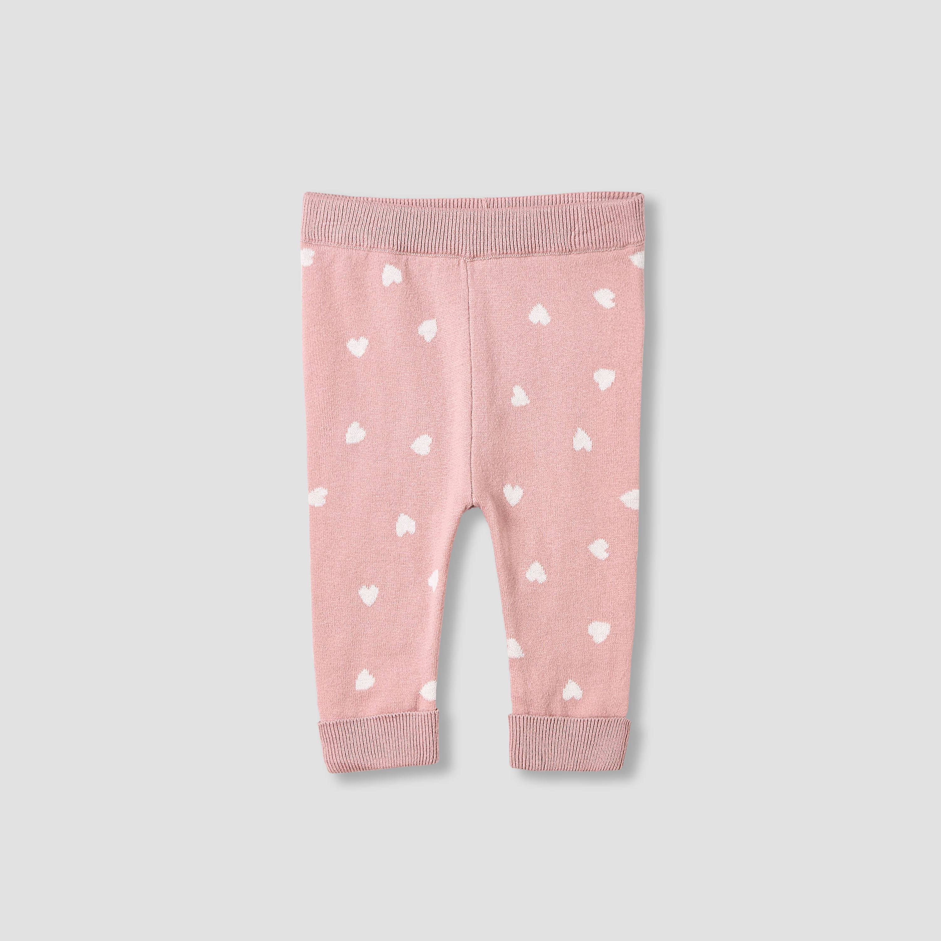 Juniors All-Over Heart Detail Sweater and Pyjama Set-baby-girls-clothing-nightwear-pyjamasets-image-3