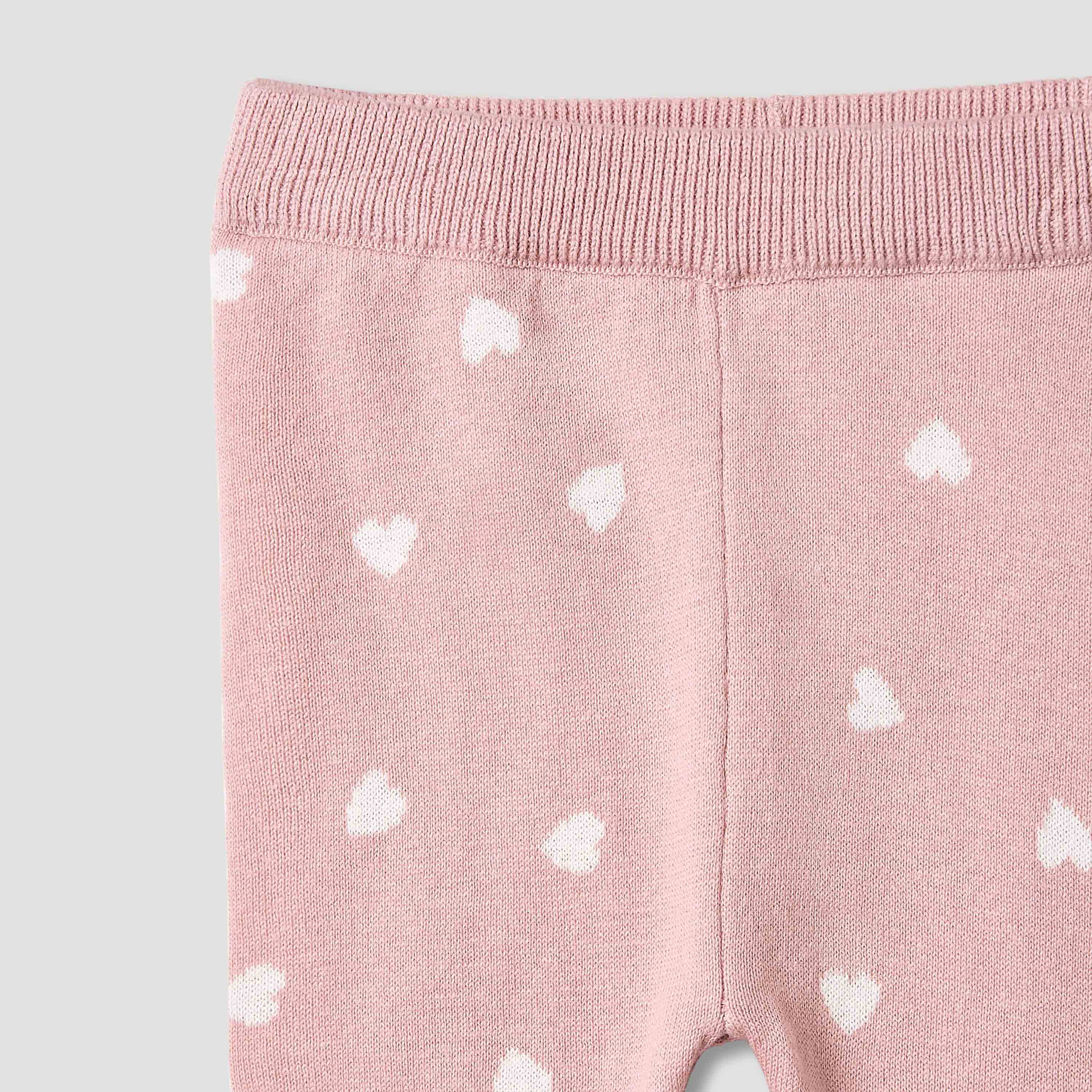 Juniors All-Over Heart Detail Sweater and Pyjama Set-baby-girls-clothing-nightwear-pyjamasets-image-6
