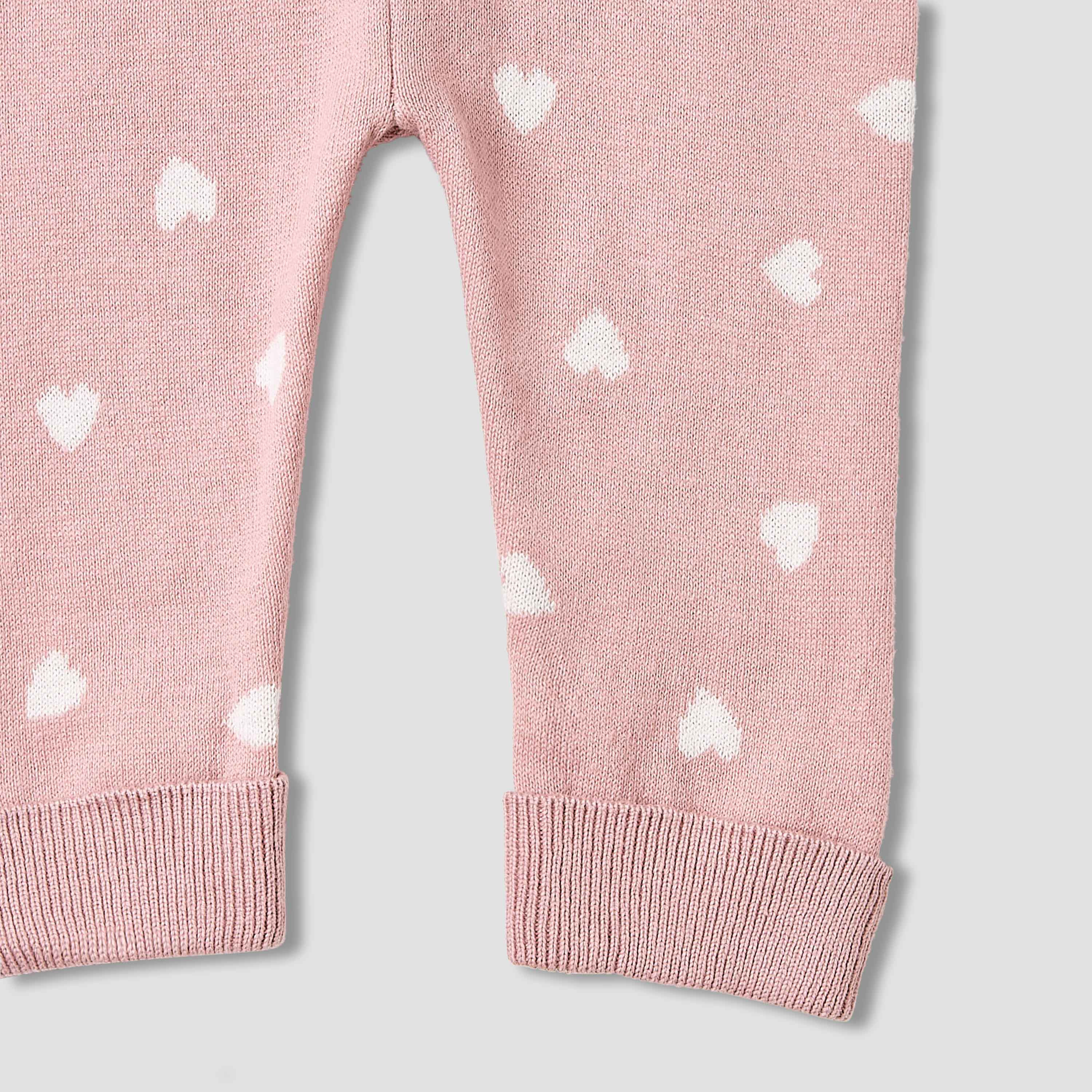 Juniors All-Over Heart Detail Sweater and Pyjama Set-baby-girls-clothing-nightwear-pyjamasets-image-7