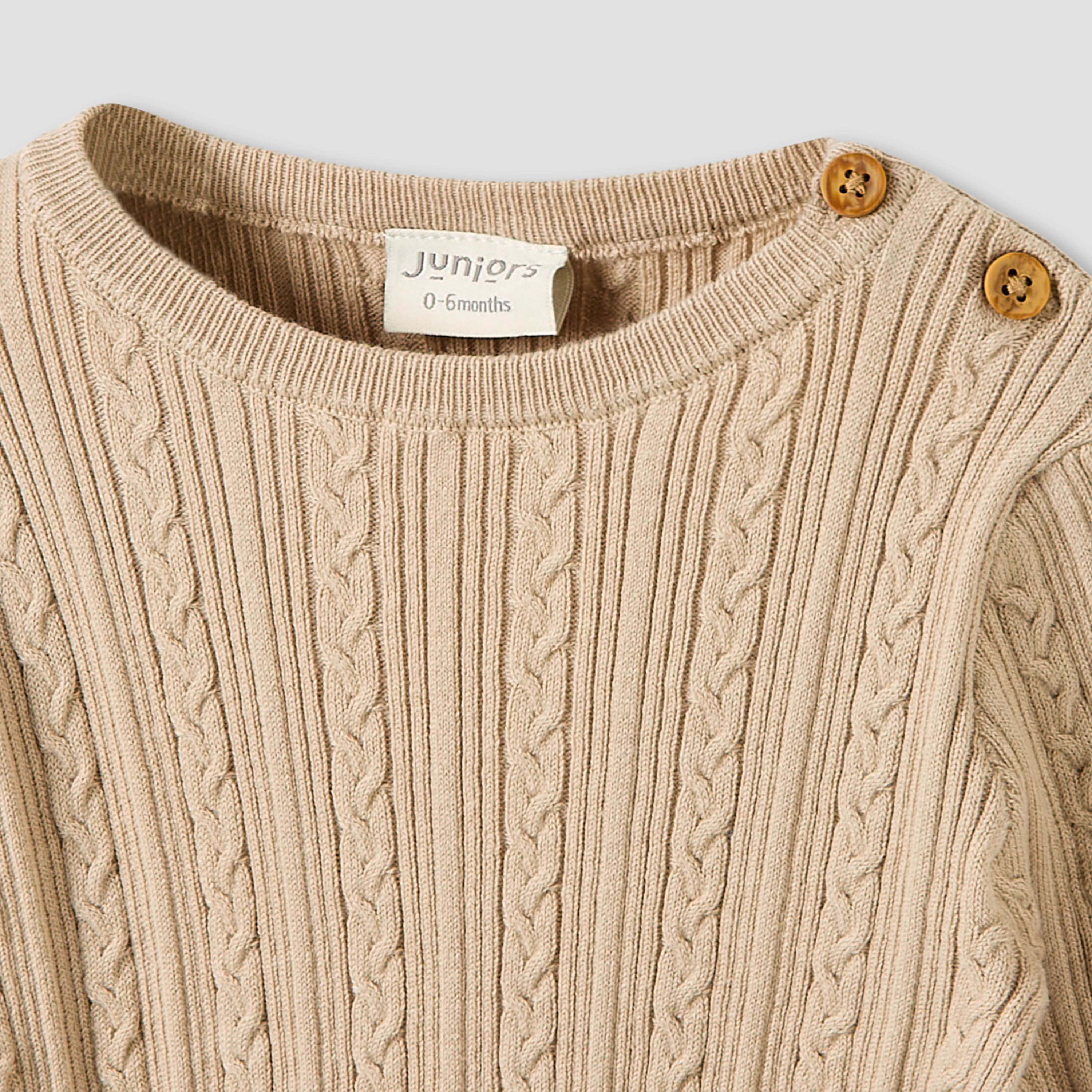 Juniors Pyjama Set with Knit Texture - Cotton - Long Sleeves-baby-boys-clothing-winterwear-setsandcoords-image-4