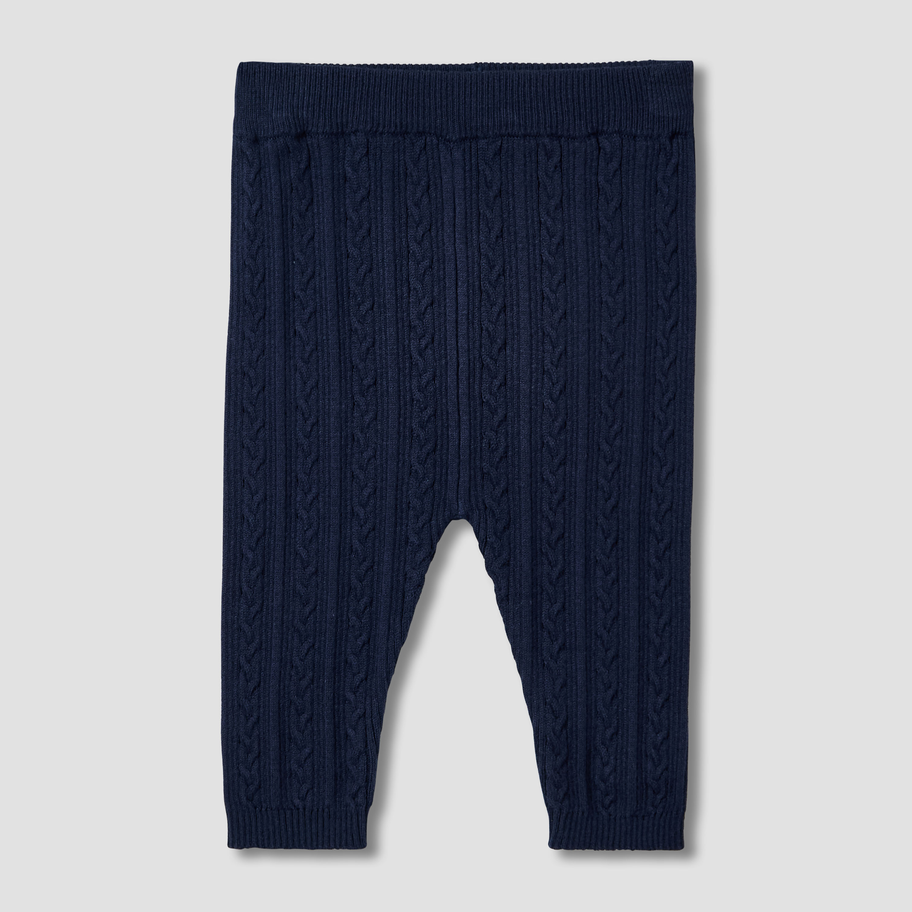 Juniros Cotton Round Neck Long Sleeve Pyjama Set with Knit Texture-baby-boys-clothing-winterwear-setsandcoords-image-3