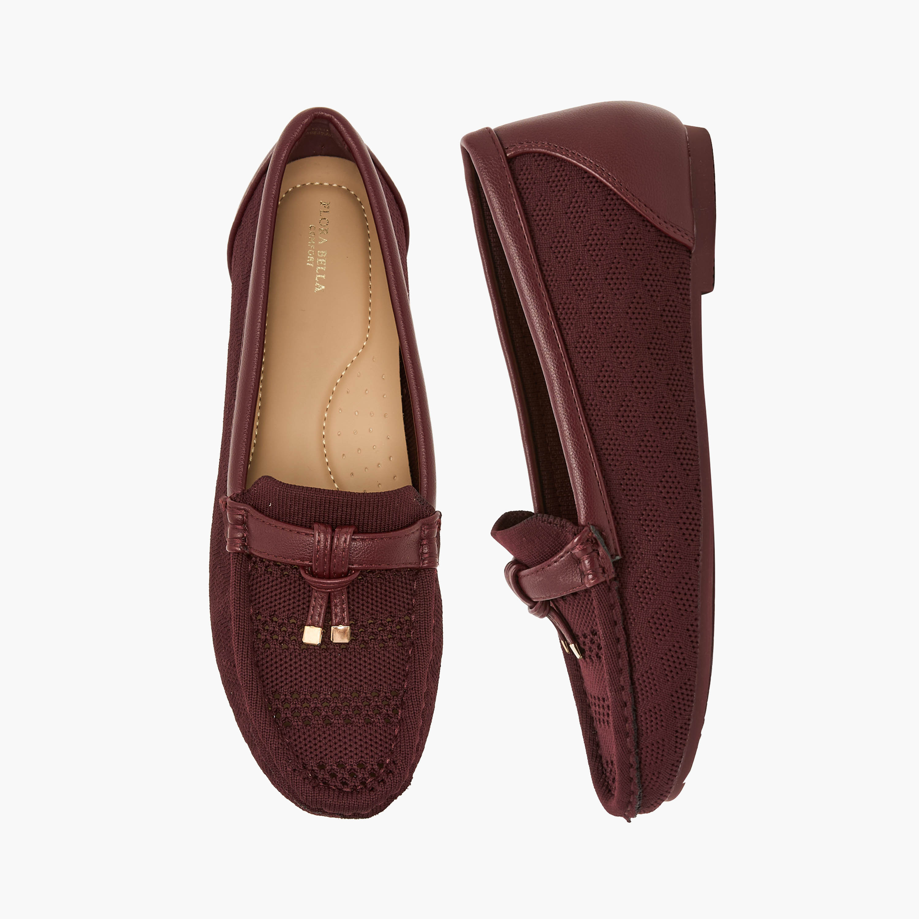 حذاء موكاسين سهل الارتداء للنساء من فلورا بيلا-women-shoes-flats-moccasins-image-1