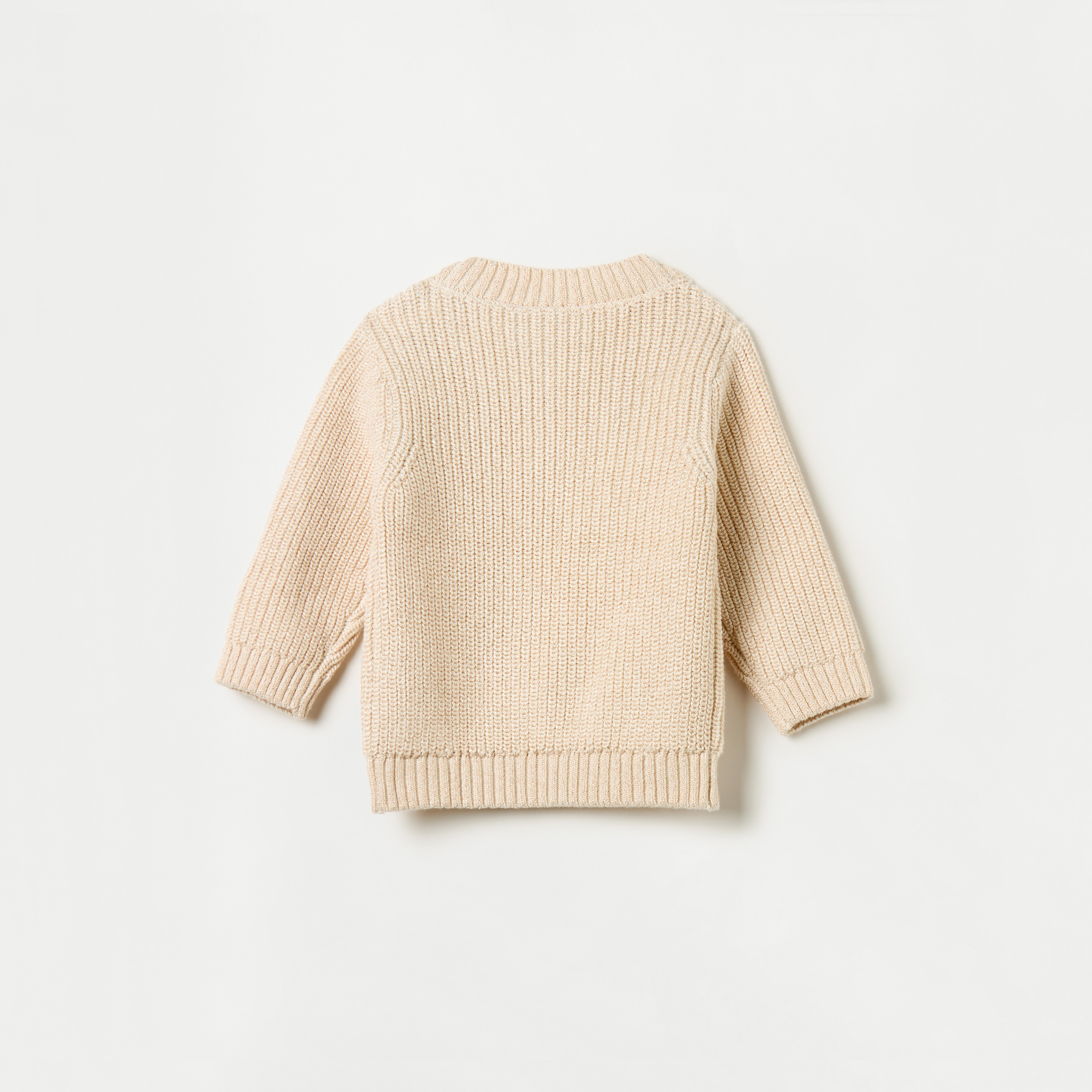 Juniors Floral Embroidered Sweater with Long Sleeves-baby-girls-clothing-jumpersandcardigans-image-3