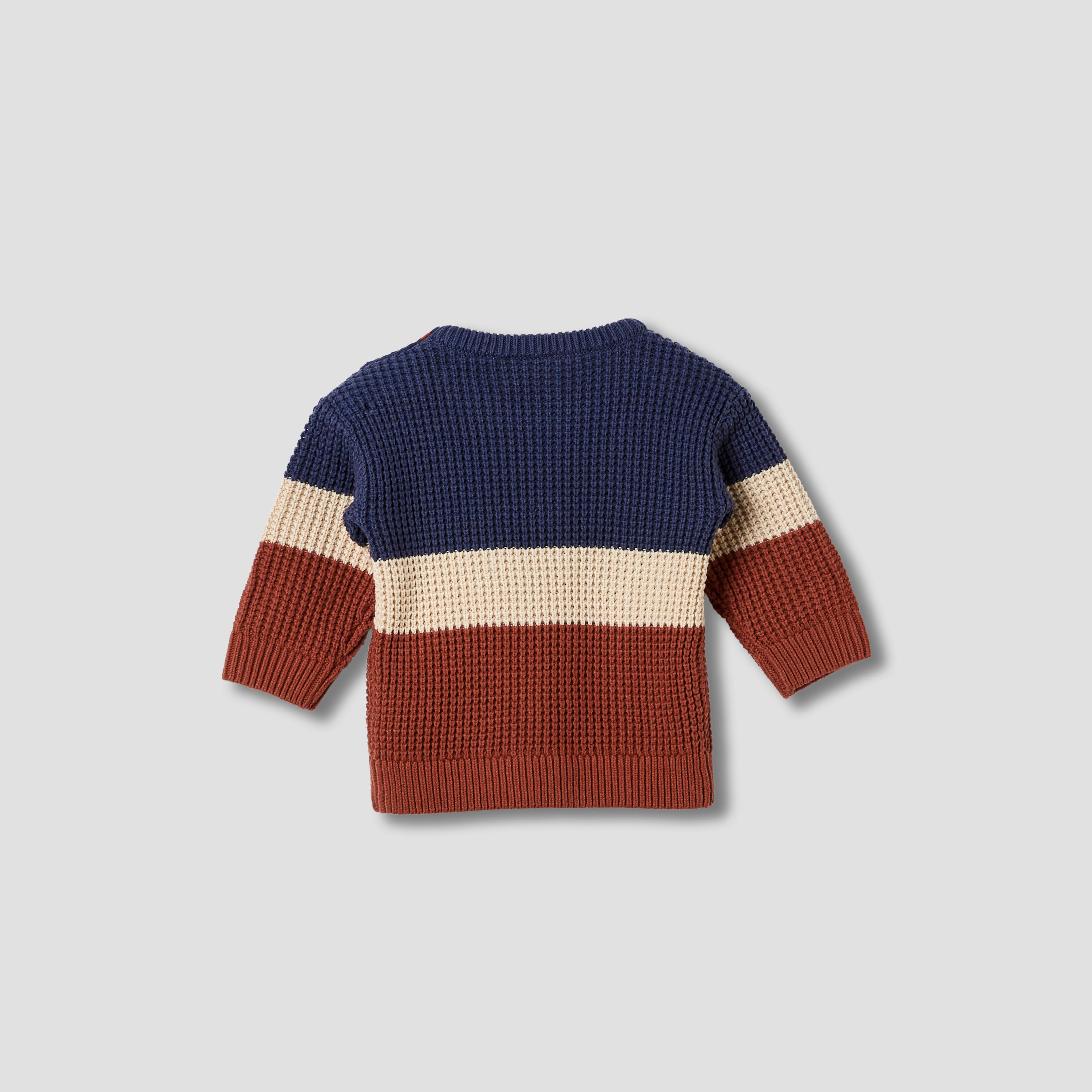 Juniors Embroidered Sweater with Long Sleeves-baby-boys-clothing-jumpersandcardigans-image-2