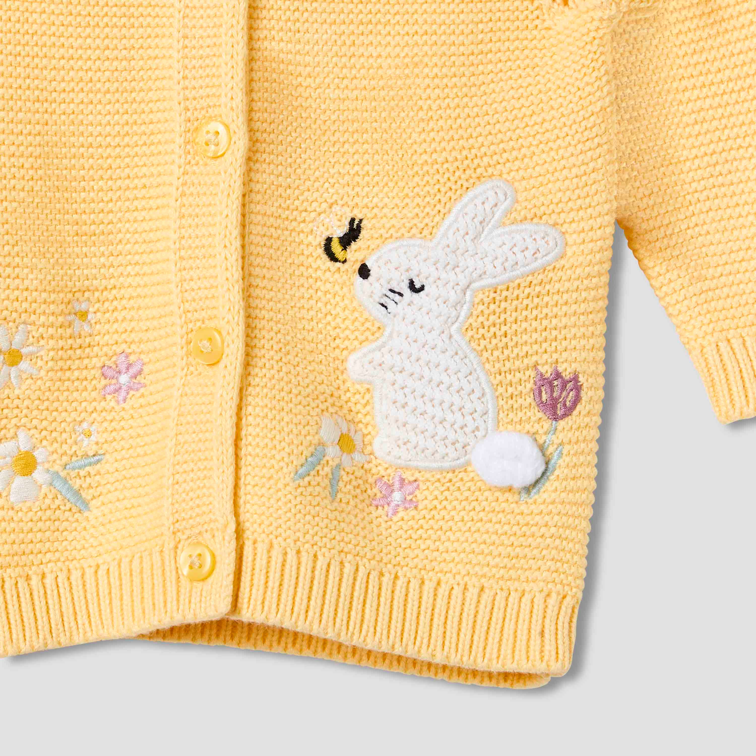 Juniors Textured Cardigan with Long Sleeves-baby-girls-clothing-jumpersandcardigans-image-4