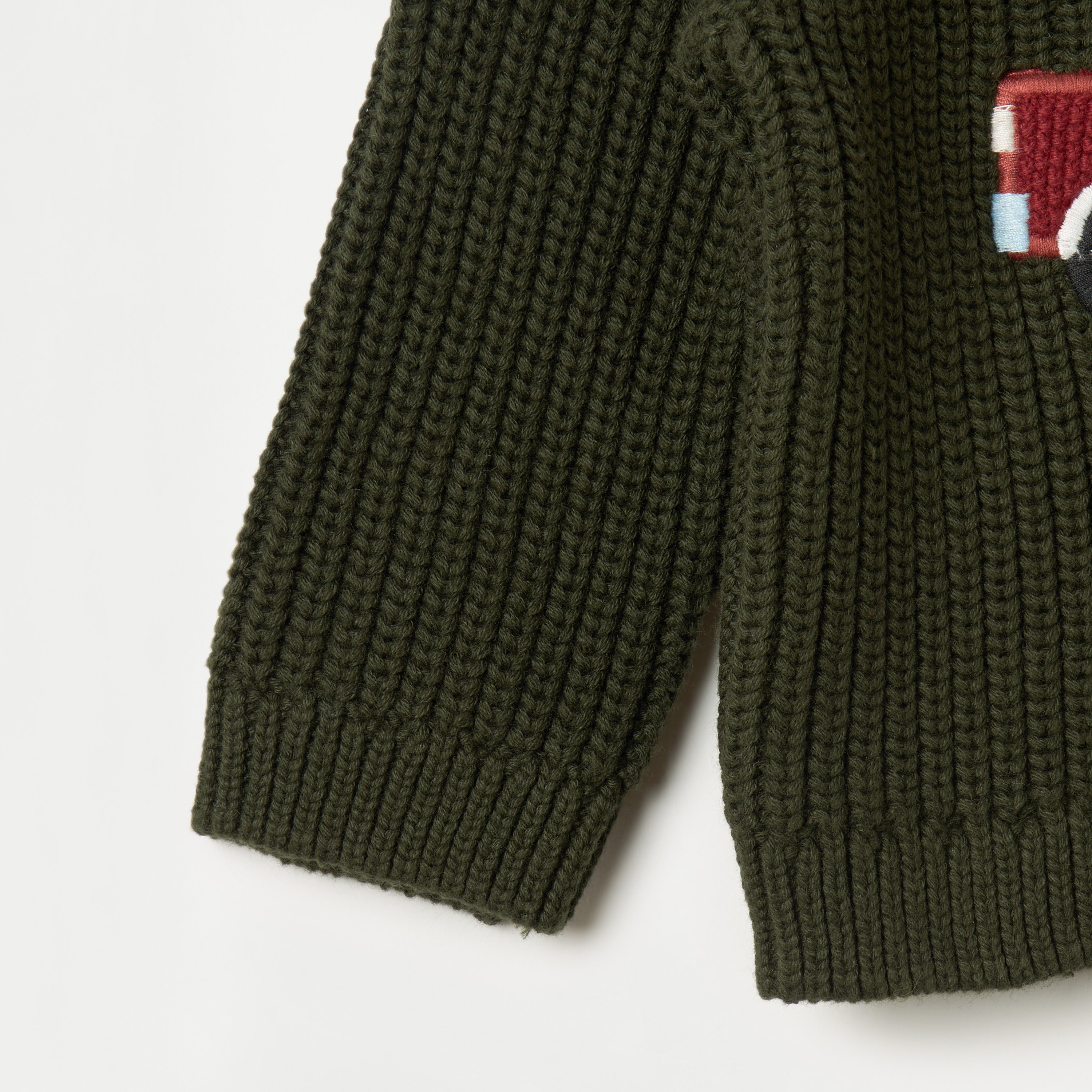 Juniors Truck Embroidered Sweater with Long Sleeves-baby-boys-clothing-jumpersandcardigans-image-4