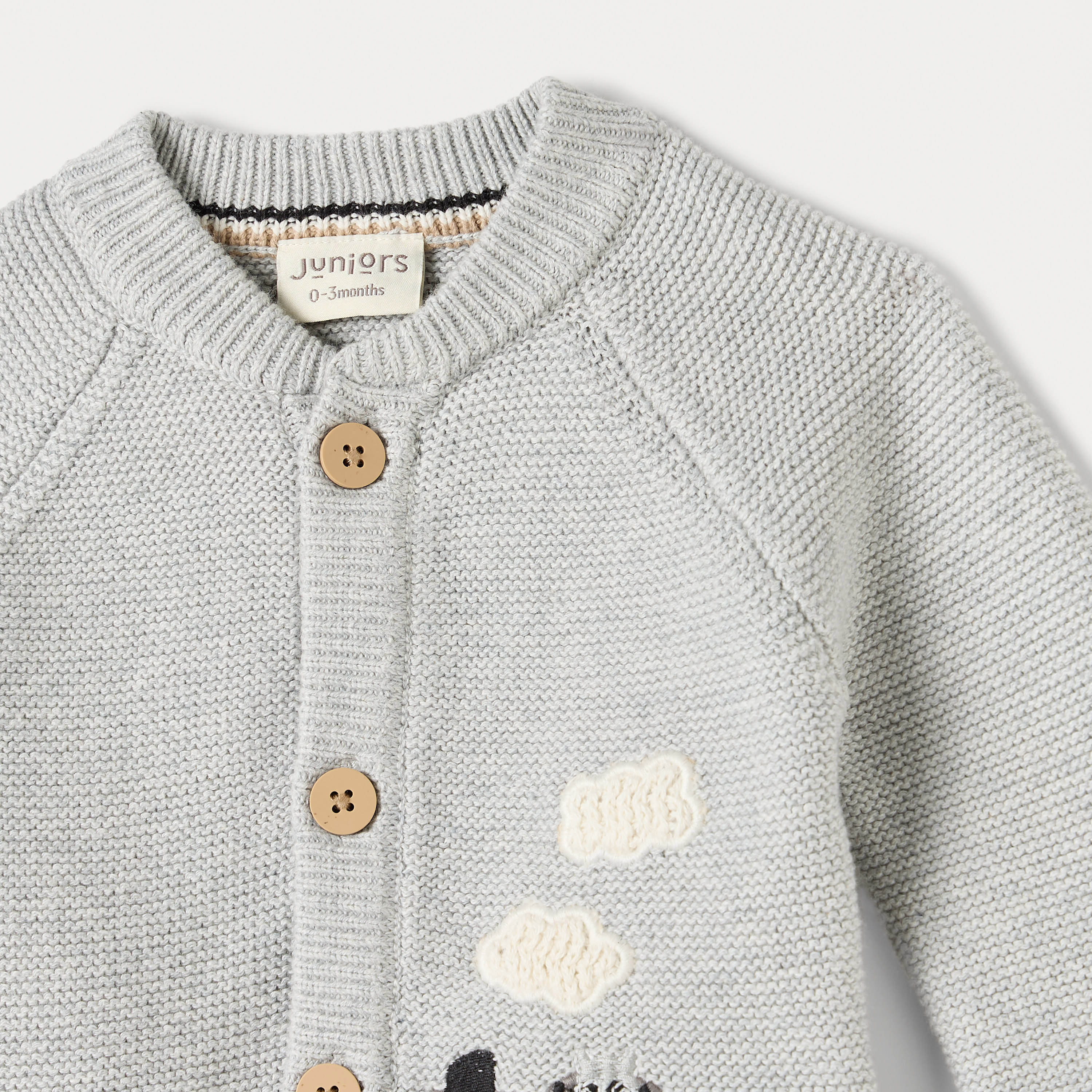 Juniors Embroidered Cardigan with Long Sleeves and Button Closure-baby-boys-clothing-jumpersandcardigans-image-4
