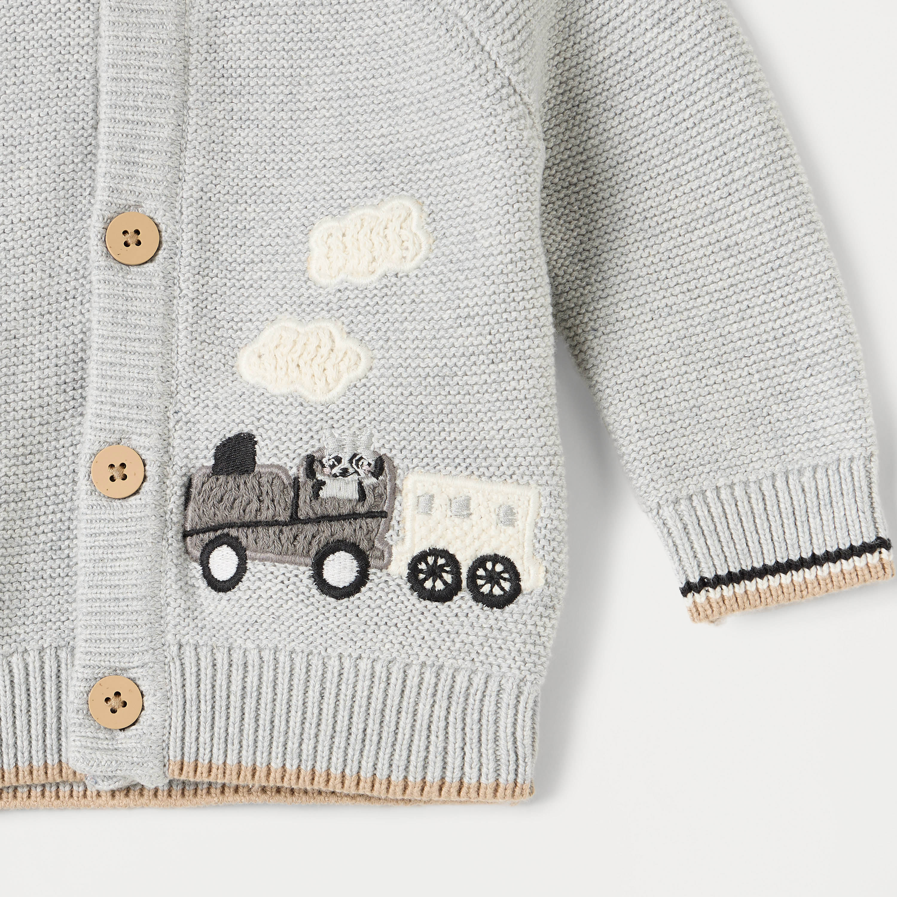 Juniors Embroidered Cardigan with Long Sleeves and Button Closure-baby-boys-clothing-jumpersandcardigans-image-5