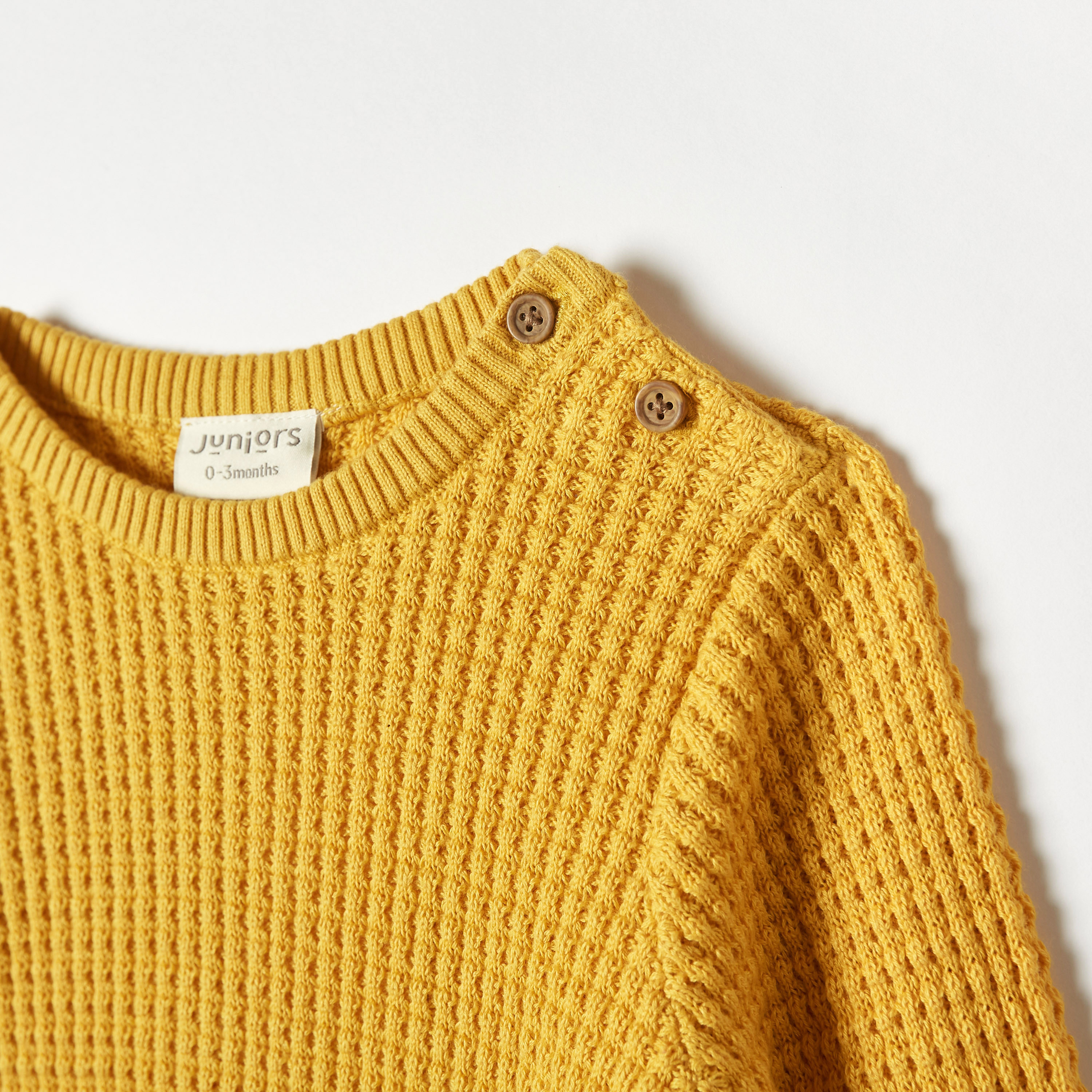 Juniors Textured Sweater with Long Sleeves-baby-boys-clothing-jumpersandcardigans-image-3