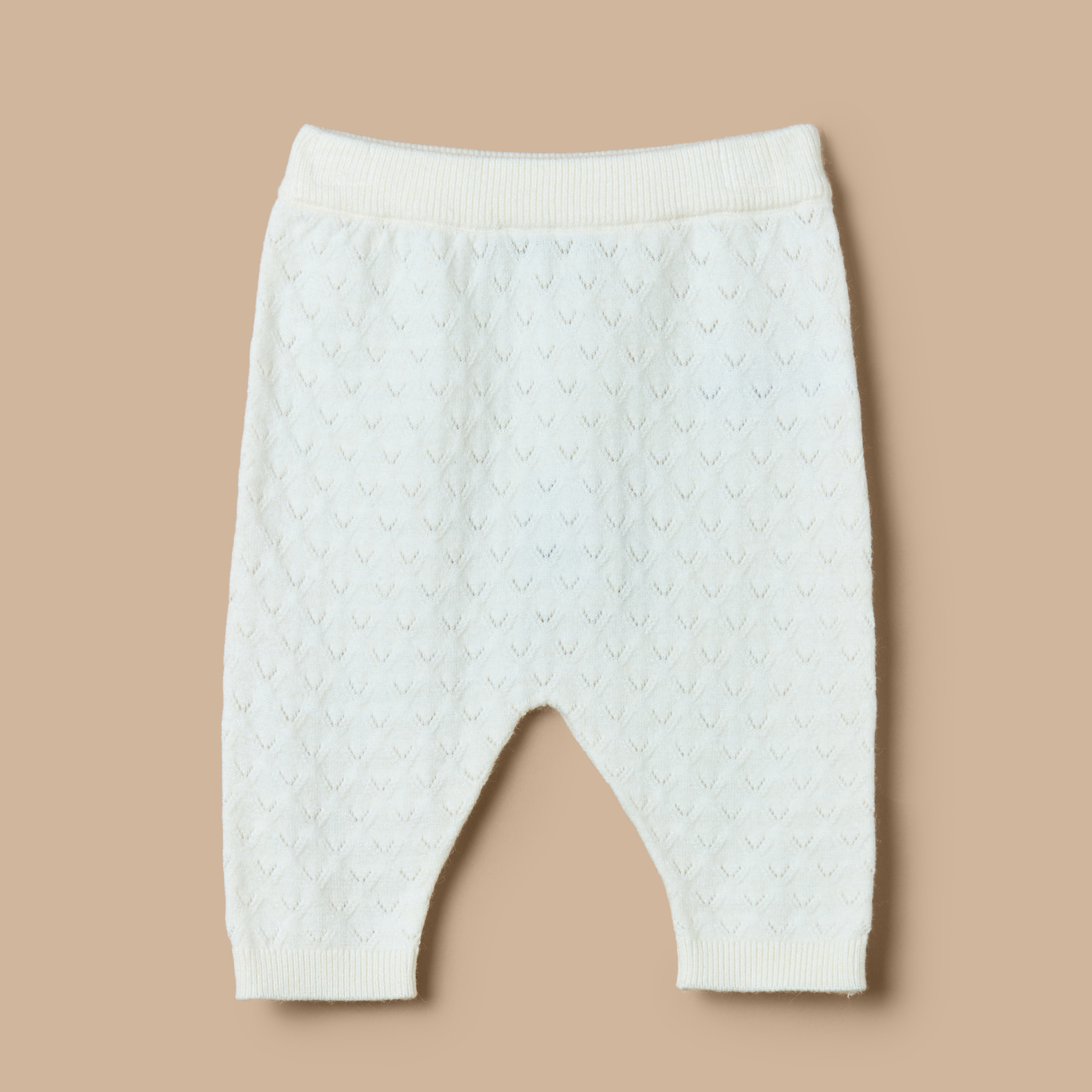 بنطلون ليقنز بارز الملمس بخصر مطّاطي من جونيورز-baby-girls-accessories-socks-image-4