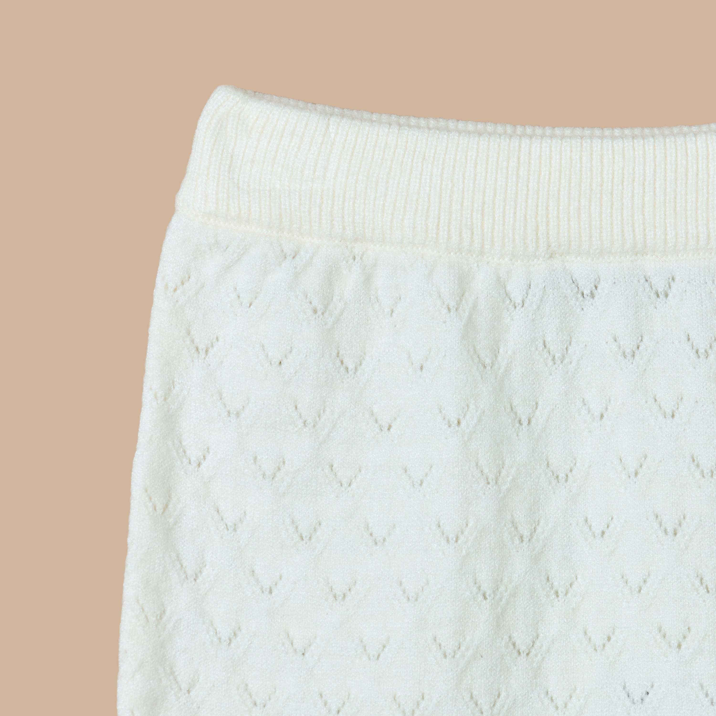 بنطلون ليقنز بارز الملمس بخصر مطّاطي من جونيورز-baby-girls-accessories-socks-image-2