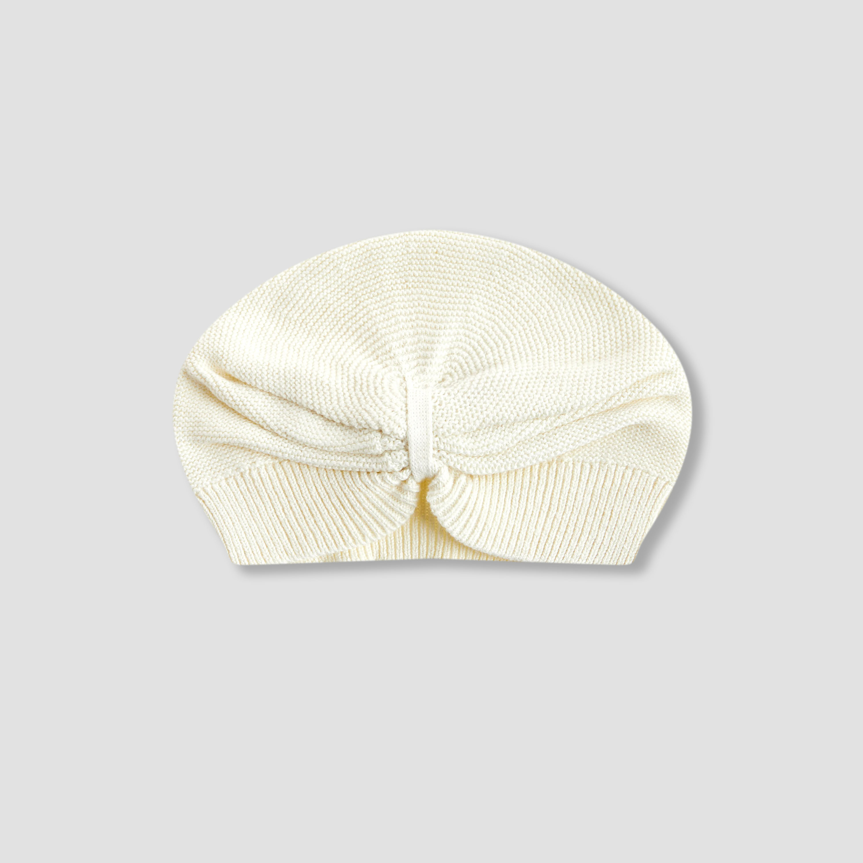 Juniors Girls Cap with Knot Detail - Cotton - Set of 2-baby-girls-accessories-caps-image-2
