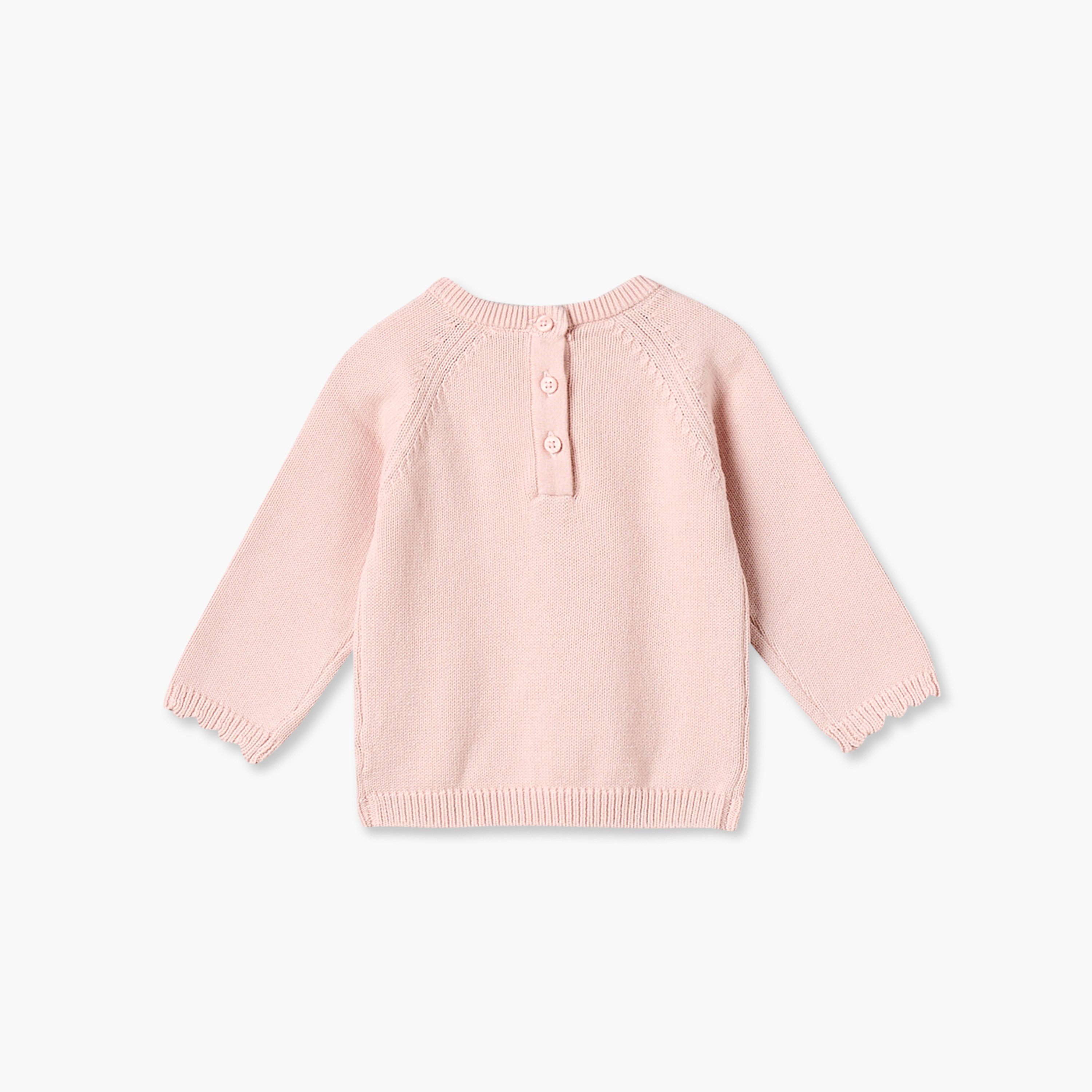 Juniors Cotton Crew Neck Long Sleeves Pyjama Set with Bunny Design-baby-girls-clothing-winterwear-pyjamasets-image-4