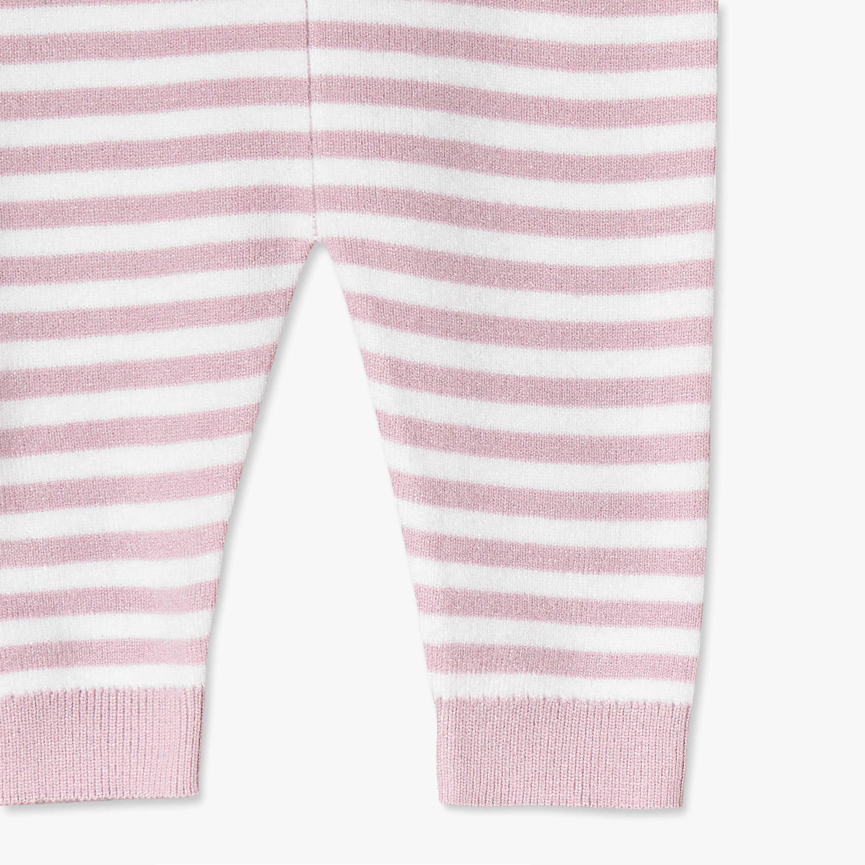 Juniors Hooded Long Sleeves Pyjama Set with Stripes-baby-girls-clothing-winterwear-pyjamasets-image-10