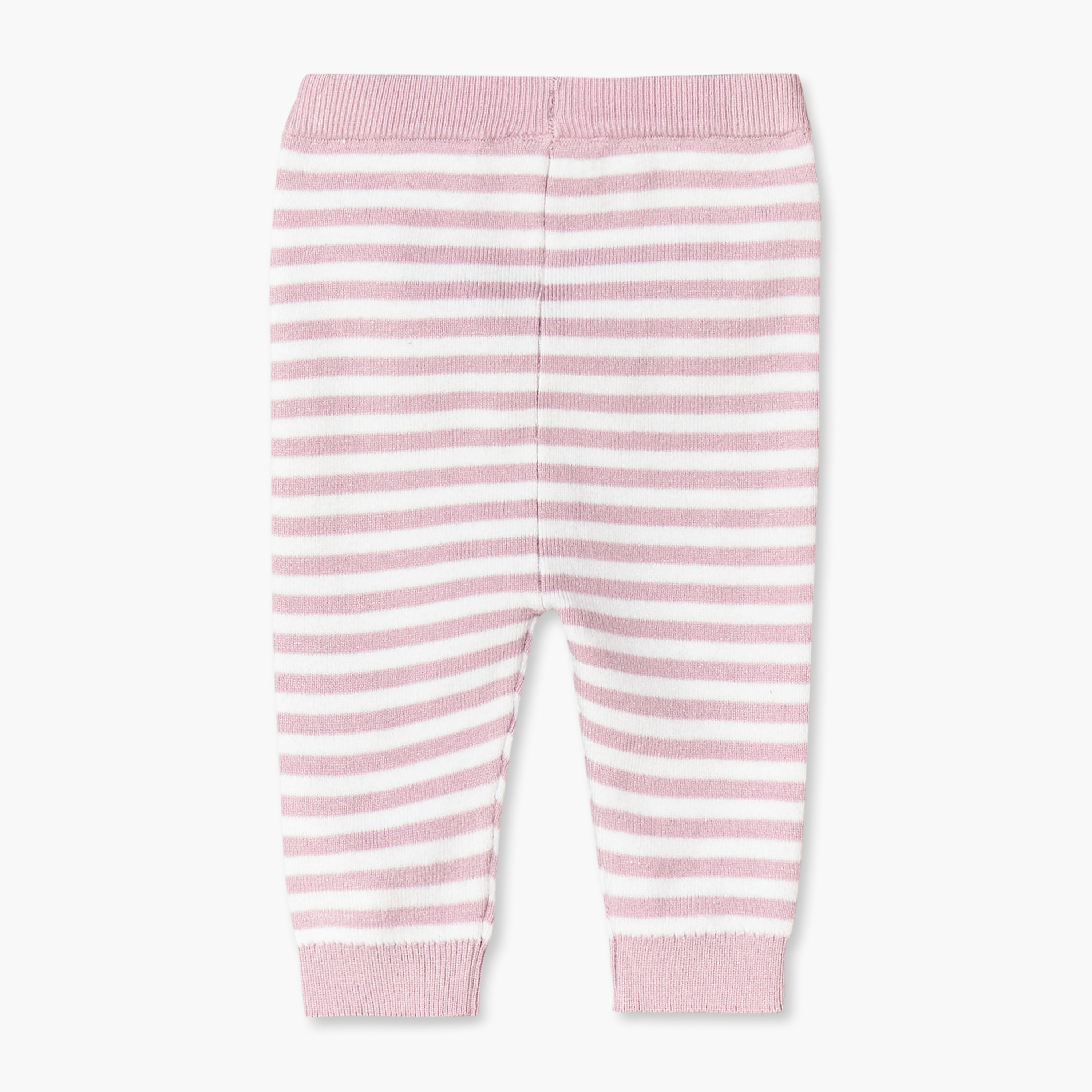 طقم بيجاما مخطط بأكمام طويلة وقبعة من جونيورز-baby-girls-clothing-winterwear-pyjamasets-image-5