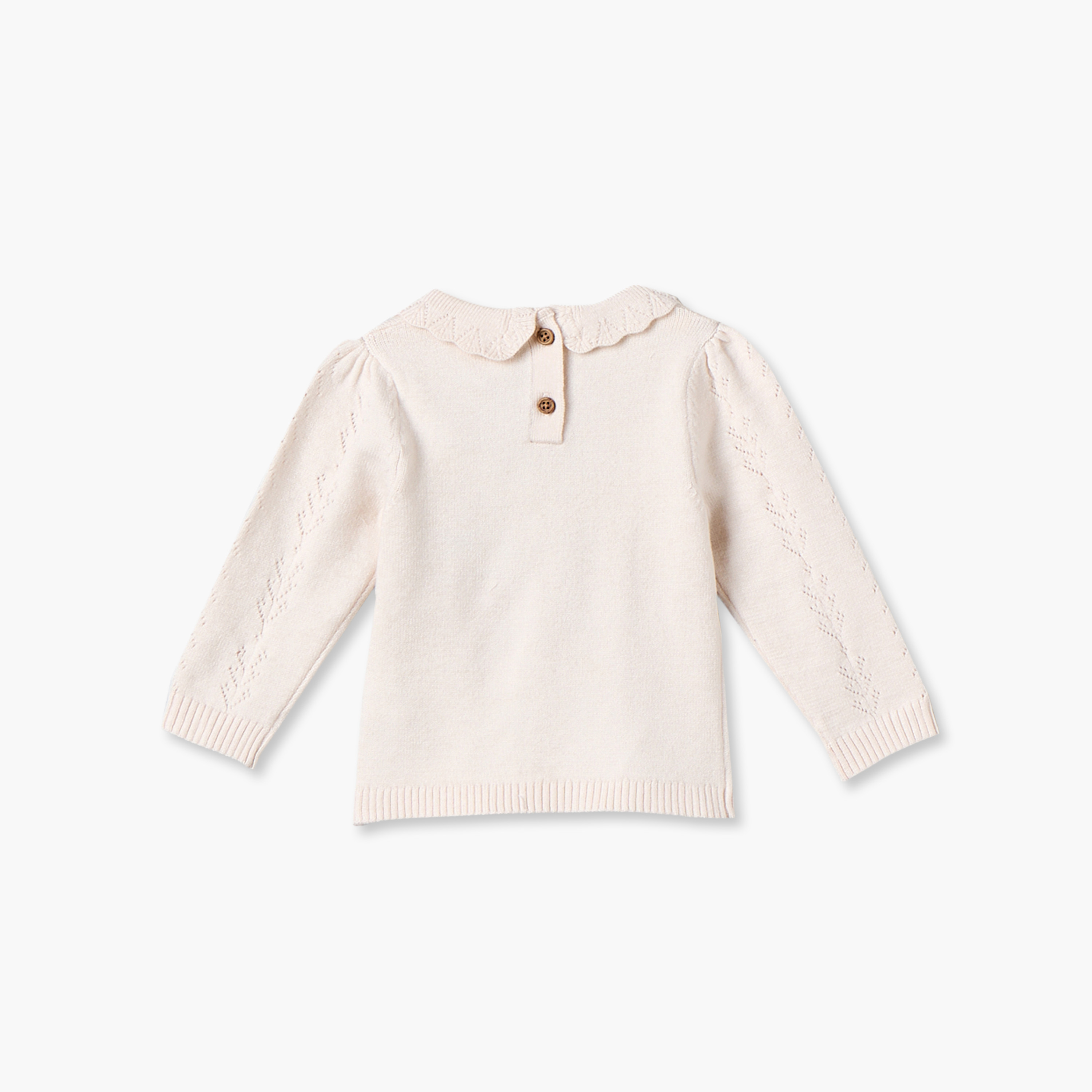 طقم بيجاما بياقة مستديرة وأكمام طويلة بزخارف زهرية من جونيورز-baby-girls-clothing-winterwear-pyjamasets-image-4