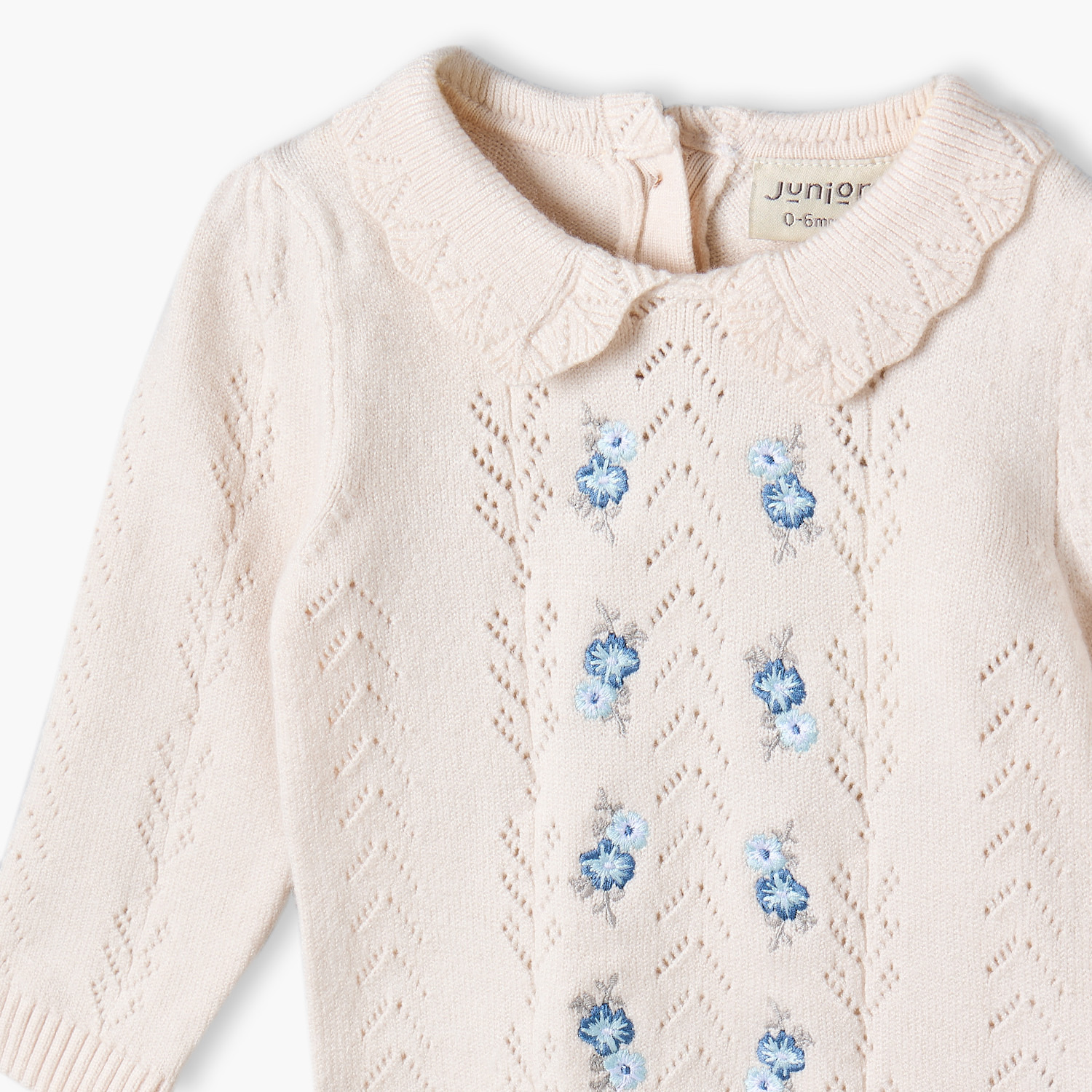 طقم بيجاما بياقة مستديرة وأكمام طويلة بزخارف زهرية من جونيورز-baby-girls-clothing-winterwear-pyjamasets-image-6