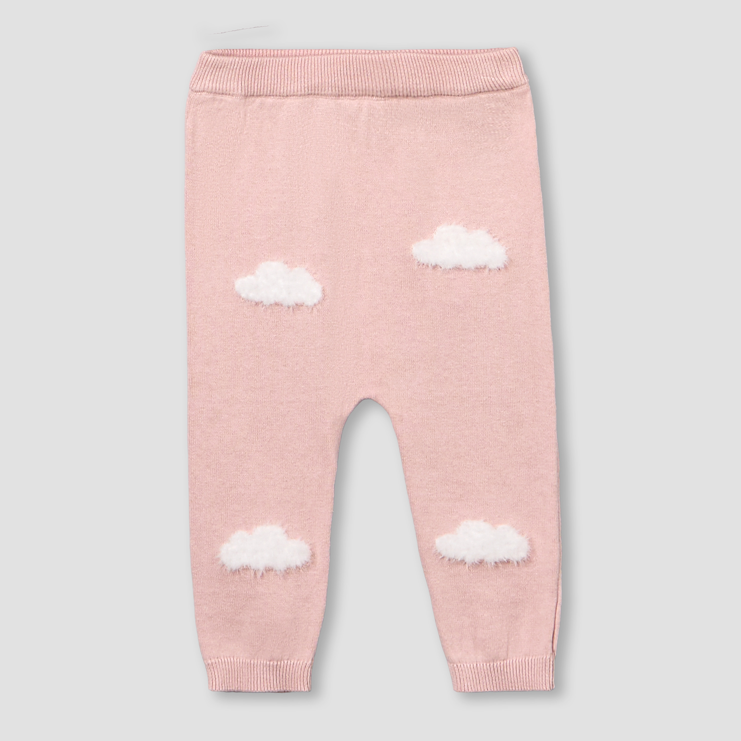 Juniors Cotton Round Neck Long Sleeves Pyjama Set with Cloud Knit Design-baby-girls-clothing-winterwear-pyjamasets-image-4