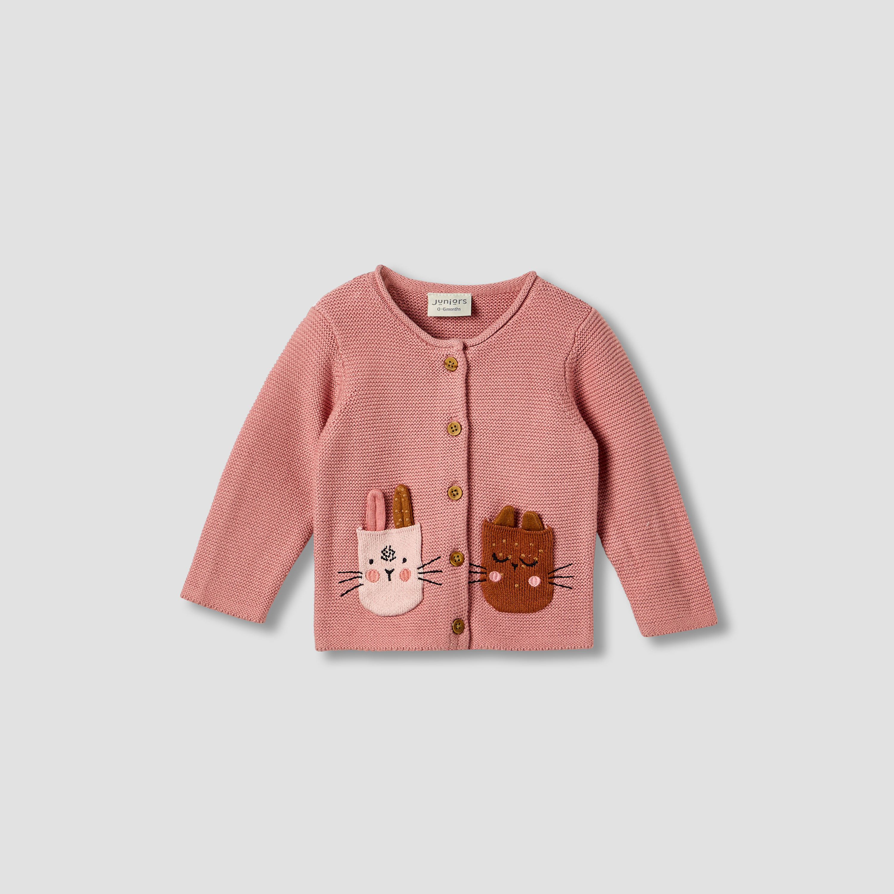 طقم بيجاما قطن بياقة مستديرة وأكمام طويلة وزخارف من جونيورز-baby-girls-clothing-winterwear-pyjamasets-image-4